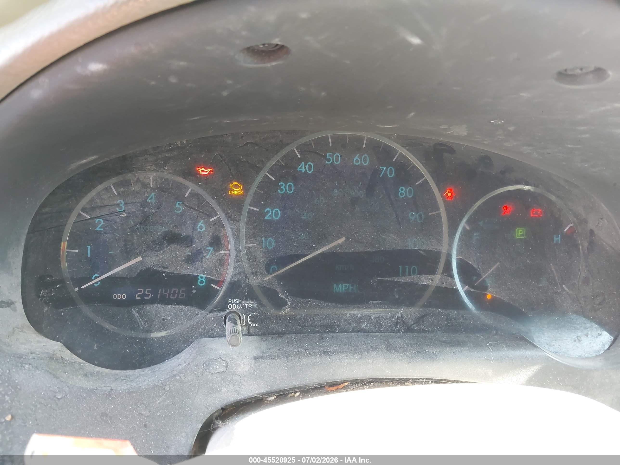 2007 Toyota Sienna Le Tan vin: 5TDZK23C77S000264