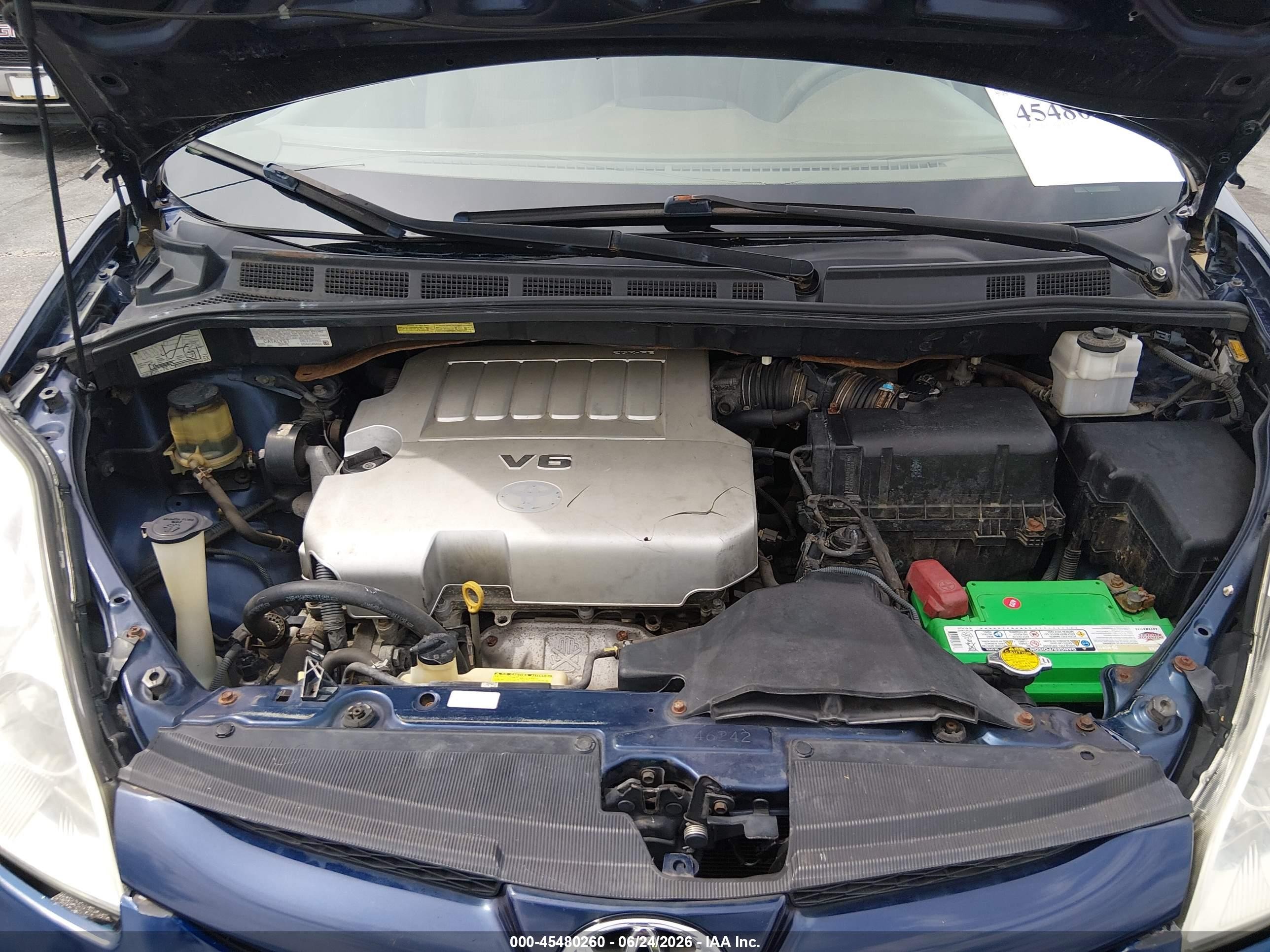 2007 Toyota Sienna Le Blue vin: 5TDZK23C77S008090