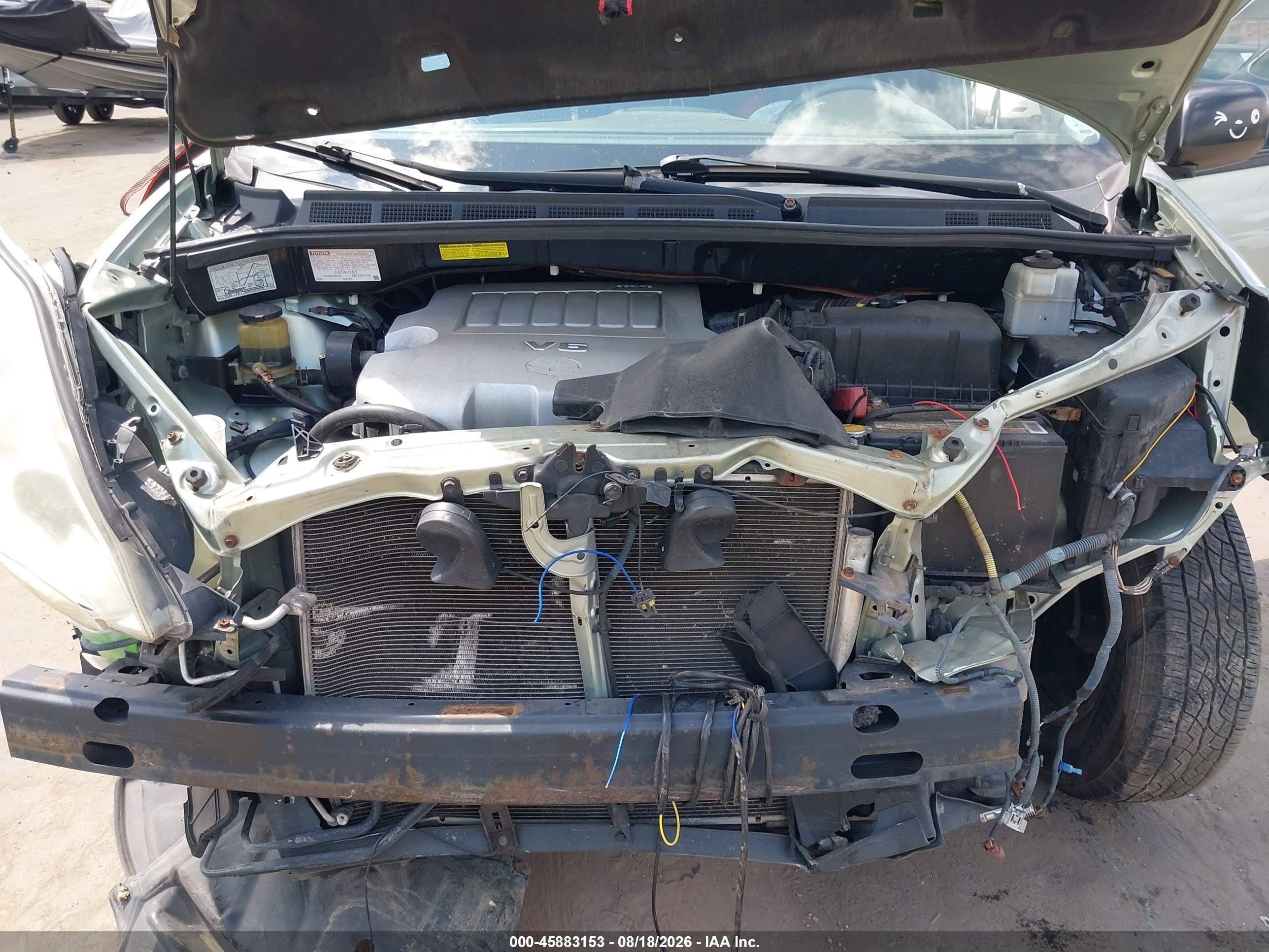 2007 Toyota Sienna Le Green vin: 5TDZK23C77S024838