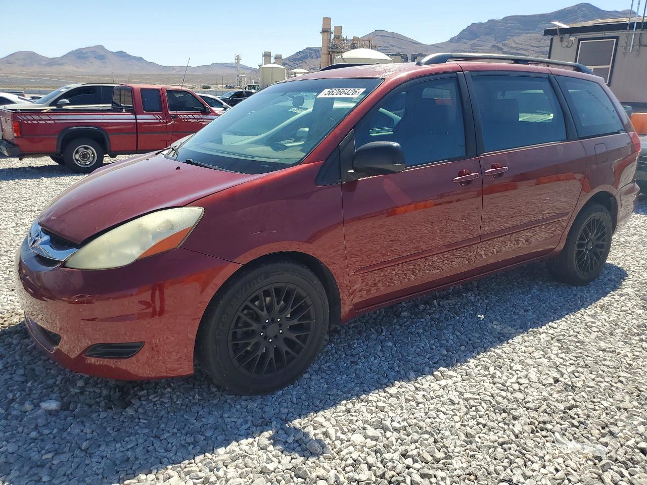 2007 Toyota Sienna Ce 7-passenger Бордовый vin: 5TDZK23C77S074798