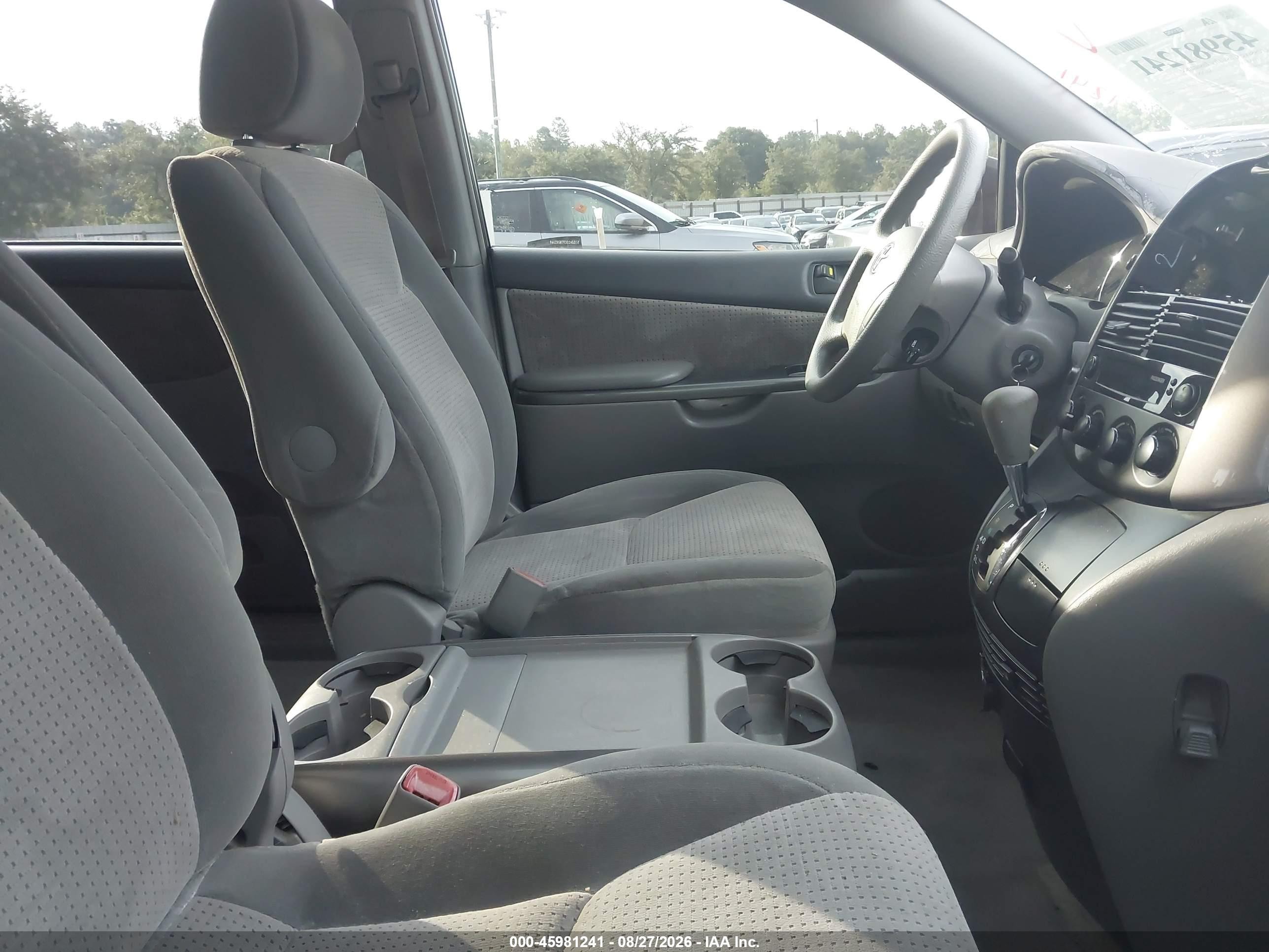 2007 Toyota Sienna Le White vin: 5TDZK23C77S092069
