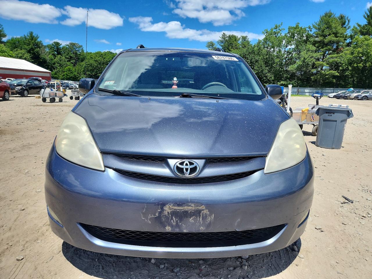 2008 Toyota Sienna Le 7-passenger Синий vin: 5TDZK23C78S183733