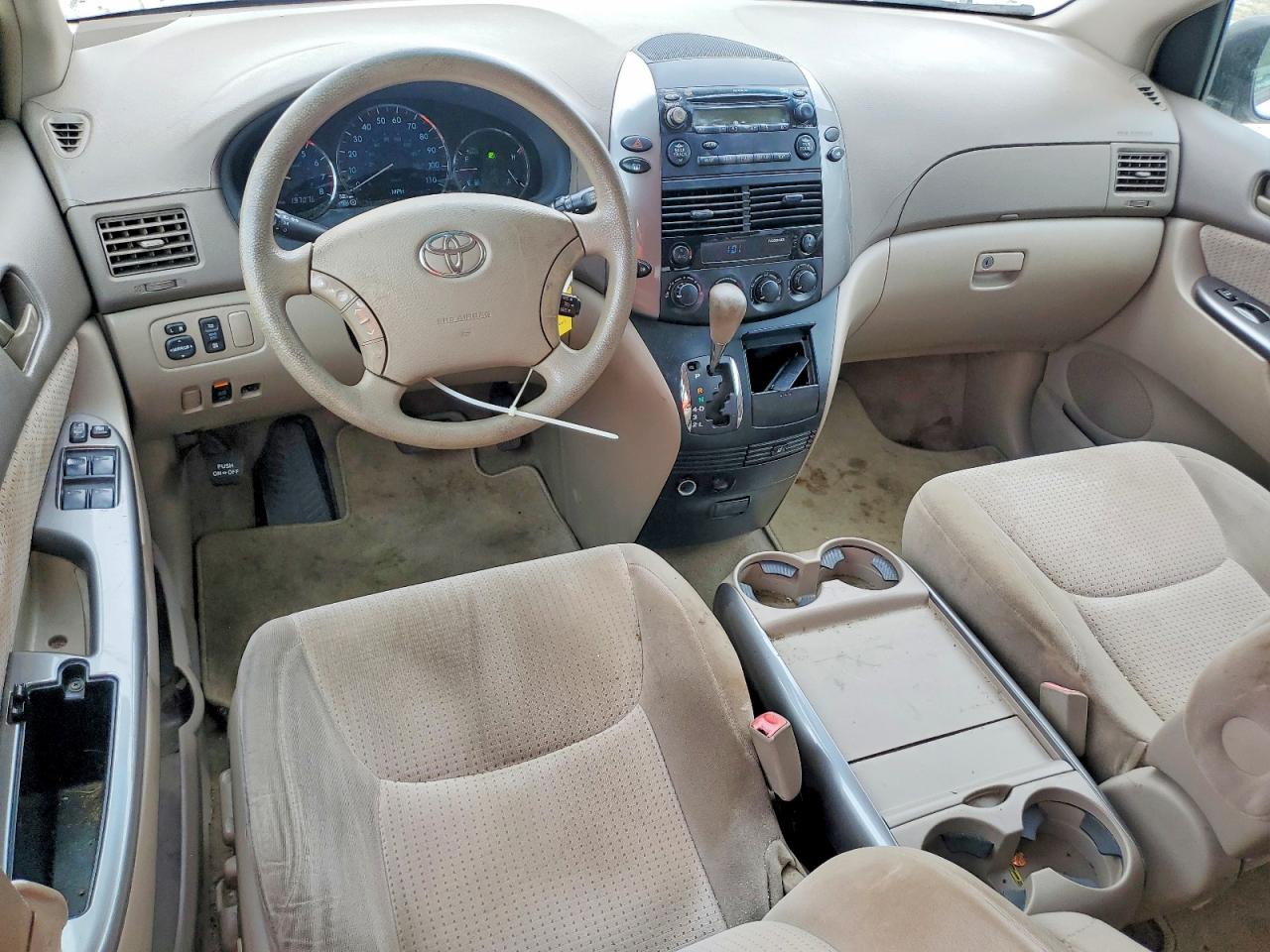 2008 Toyota Sienna White vin: 5TDZK23C78S196904