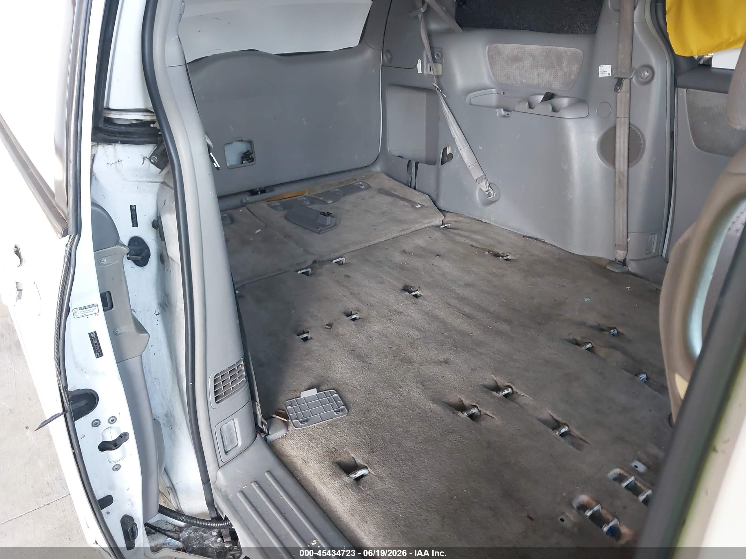 2009 Toyota Sienna Le White vin: 5TDZK23C79S243446