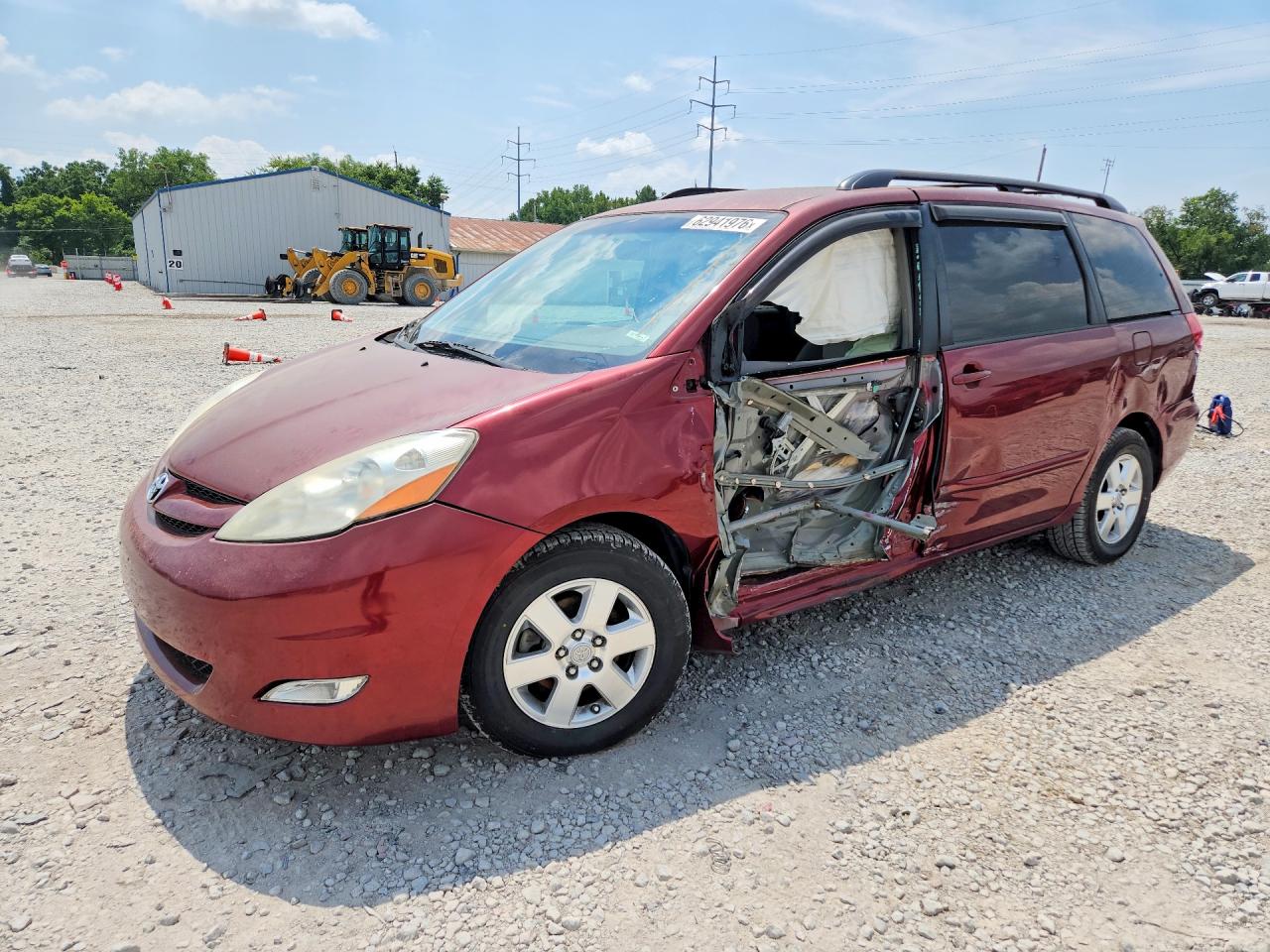2009 Toyota Sienna Le 7-passenger Бордовый vin: 5TDZK23C79S247562