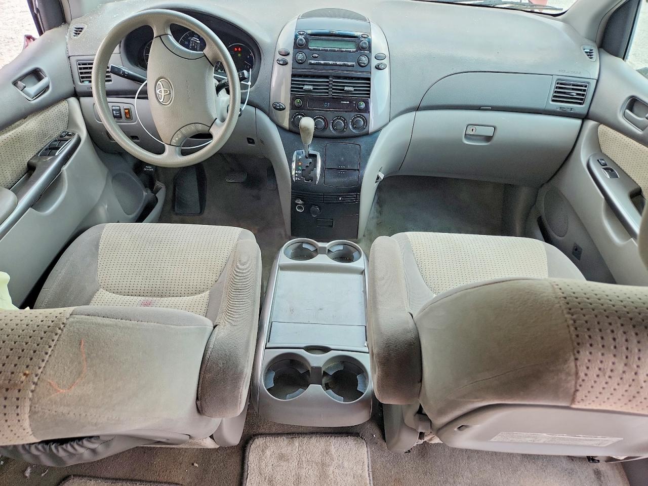 2009 Toyota Sienna Le 7-passenger Бордовый vin: 5TDZK23C79S247562