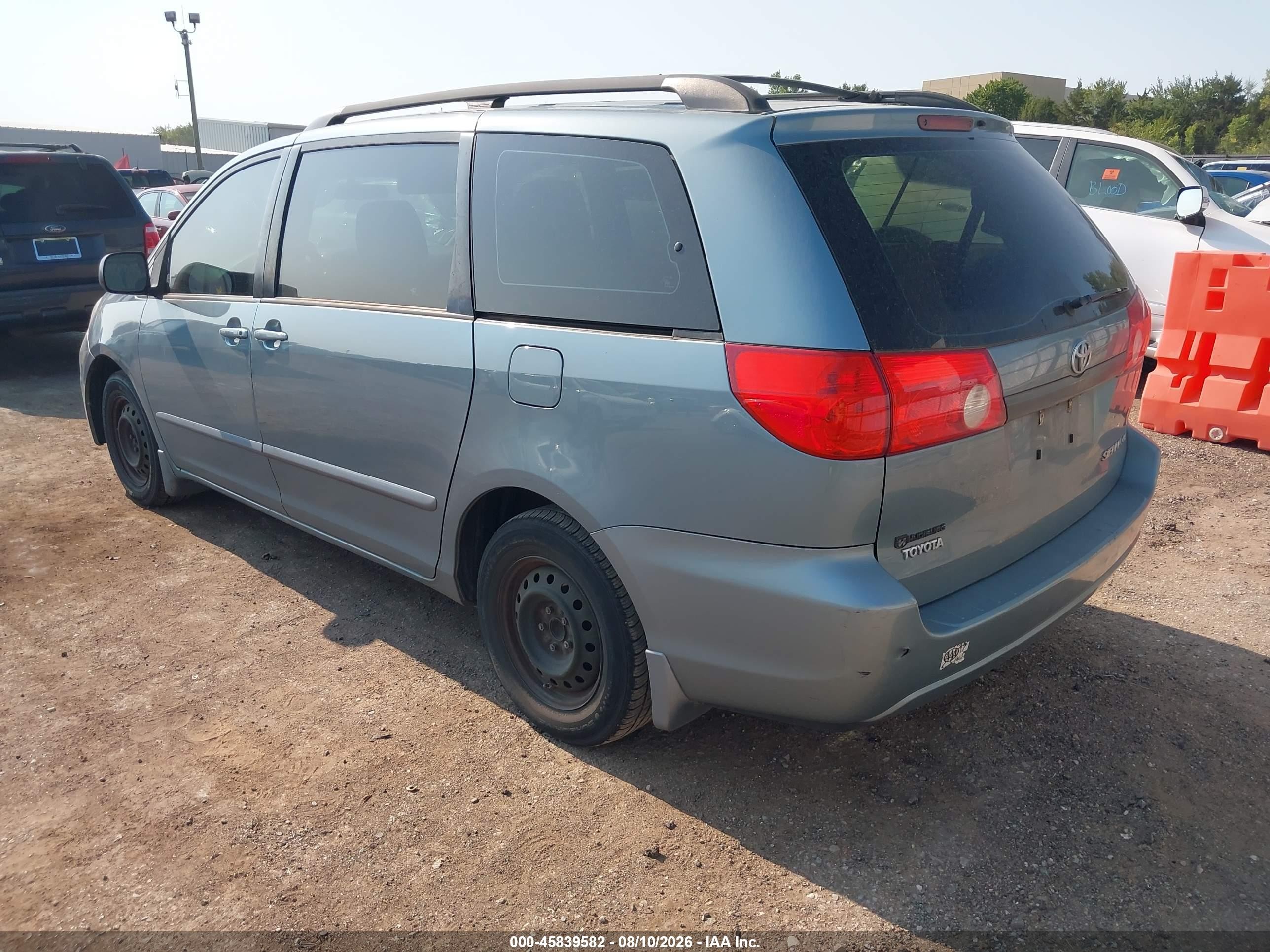 2009 Toyota Sienna Ce Серый vin: 5TDZK23C79S252955