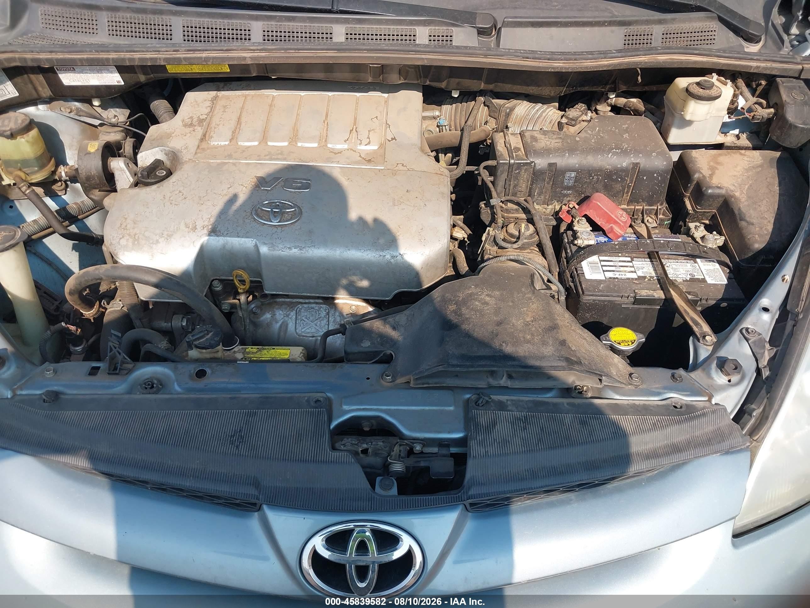 2009 Toyota Sienna Ce Серый vin: 5TDZK23C79S252955