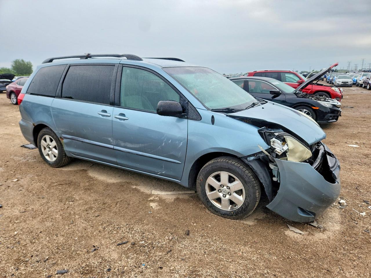 2009 Toyota Sienna Le 8-passenger Blue vin: 5TDZK23C79S260425