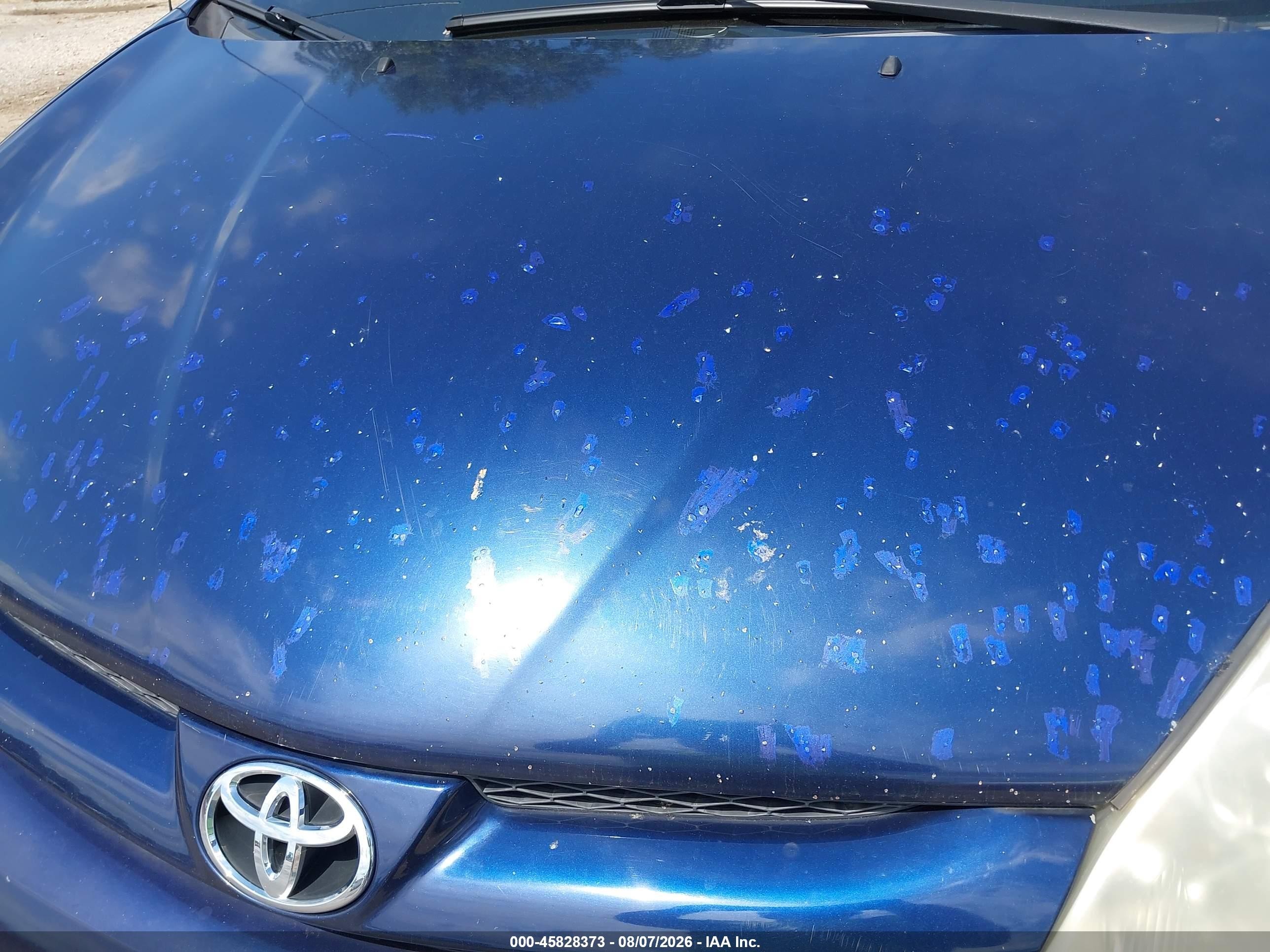2007 Toyota Sienna Le Синий vin: 5TDZK23C87S035248