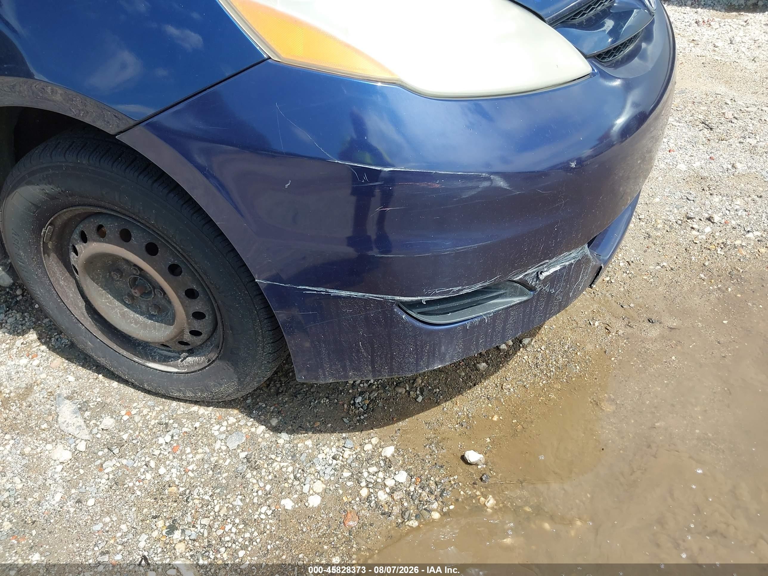 2007 Toyota Sienna Le Синий vin: 5TDZK23C87S035248
