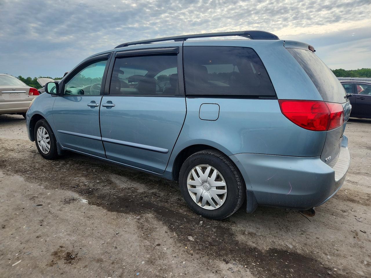 2007 Toyota Sienna Le 7-passenger Синий vin: 5TDZK23C87S057198