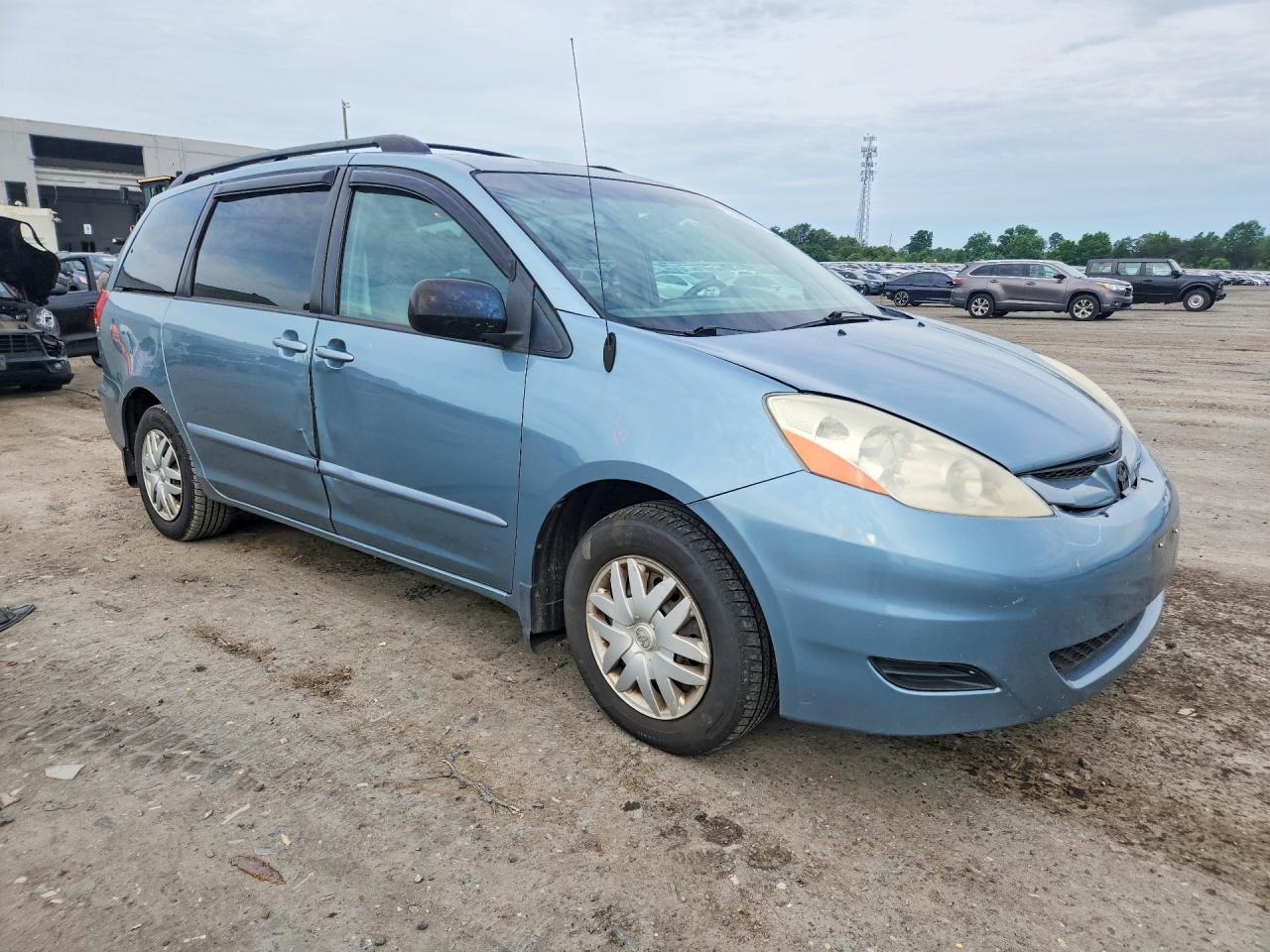 2007 Toyota Sienna Le 7-passenger Синий vin: 5TDZK23C87S057198