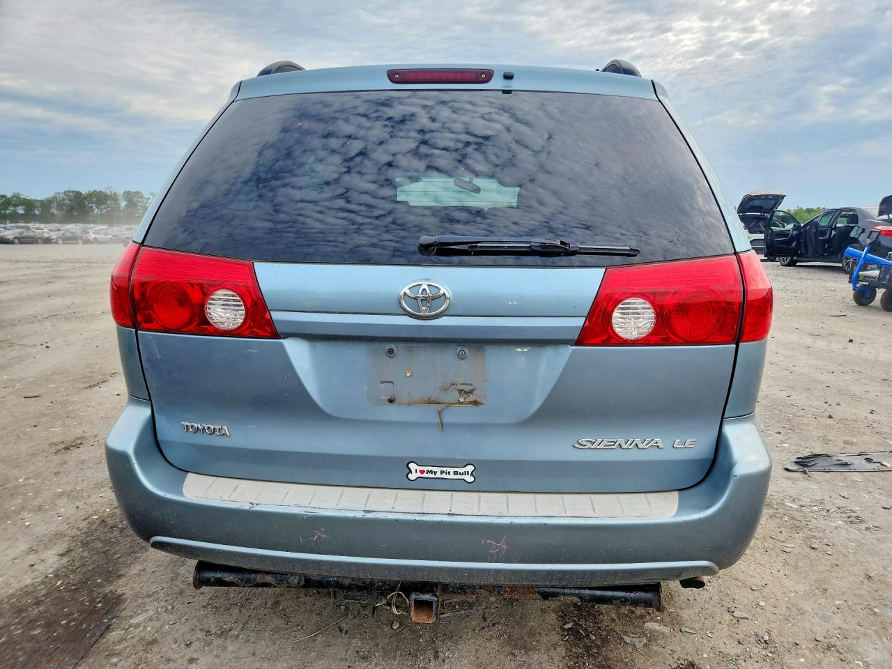 2007 Toyota Sienna Le 7-passenger Синий vin: 5TDZK23C87S057198