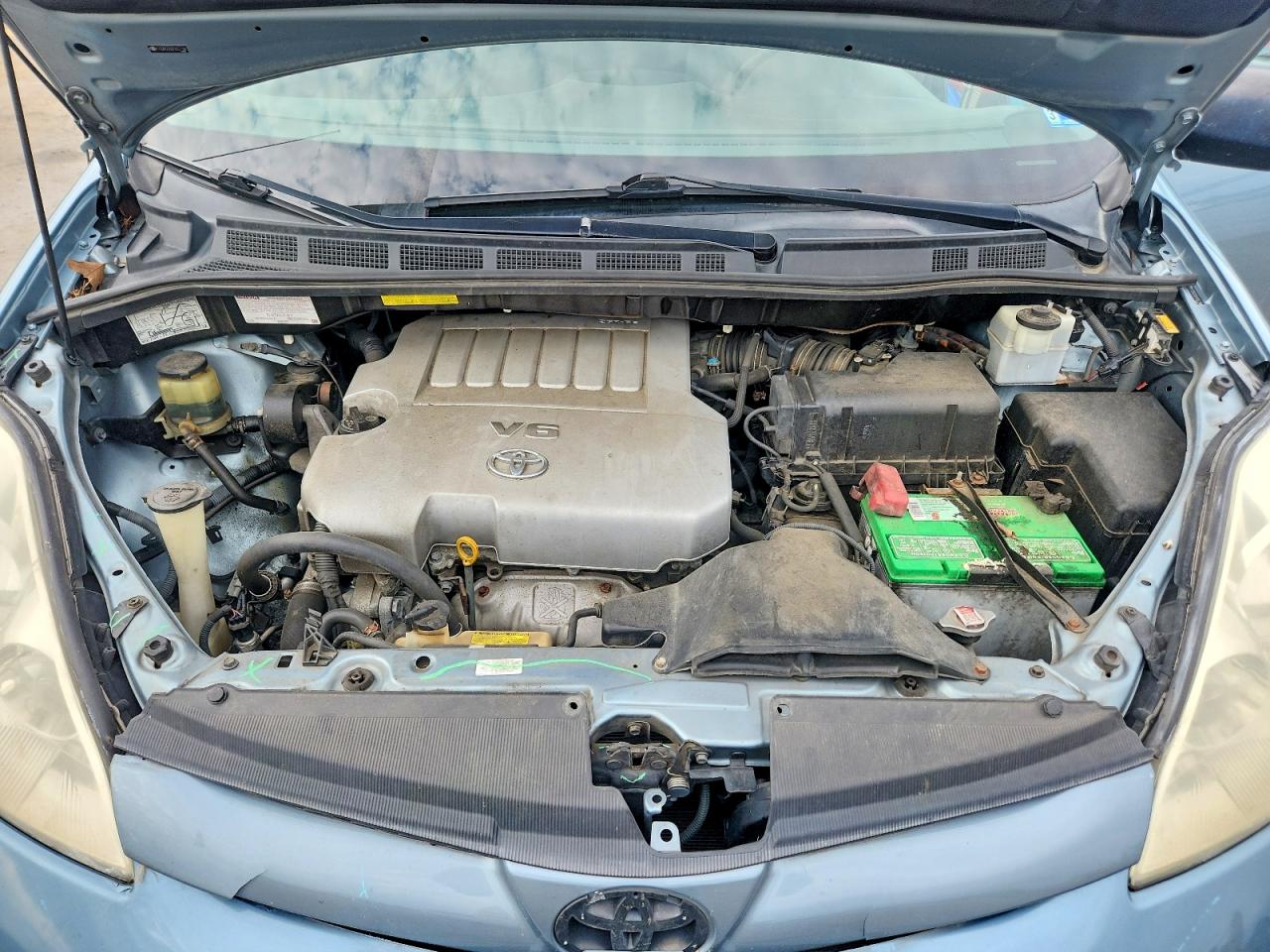 2007 Toyota Sienna Le 7-passenger Синий vin: 5TDZK23C87S057198