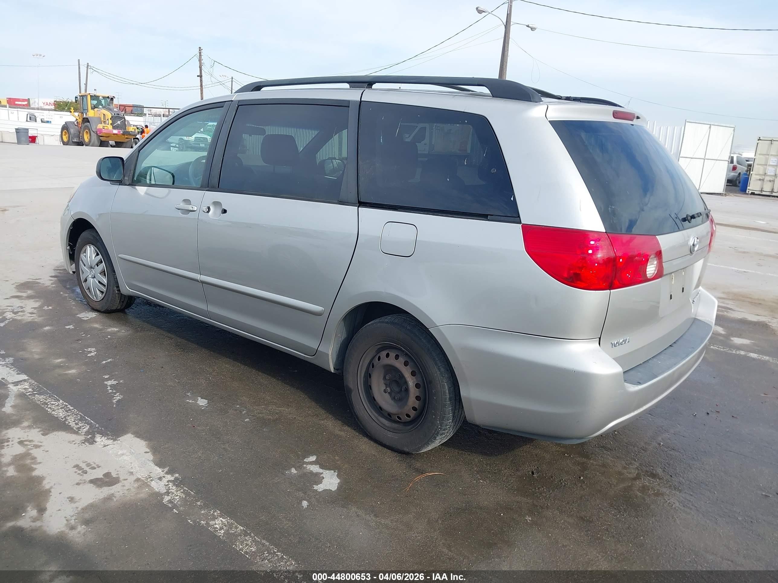 2007 Toyota Sienna Le Серый vin: 5TDZK23C87S084594