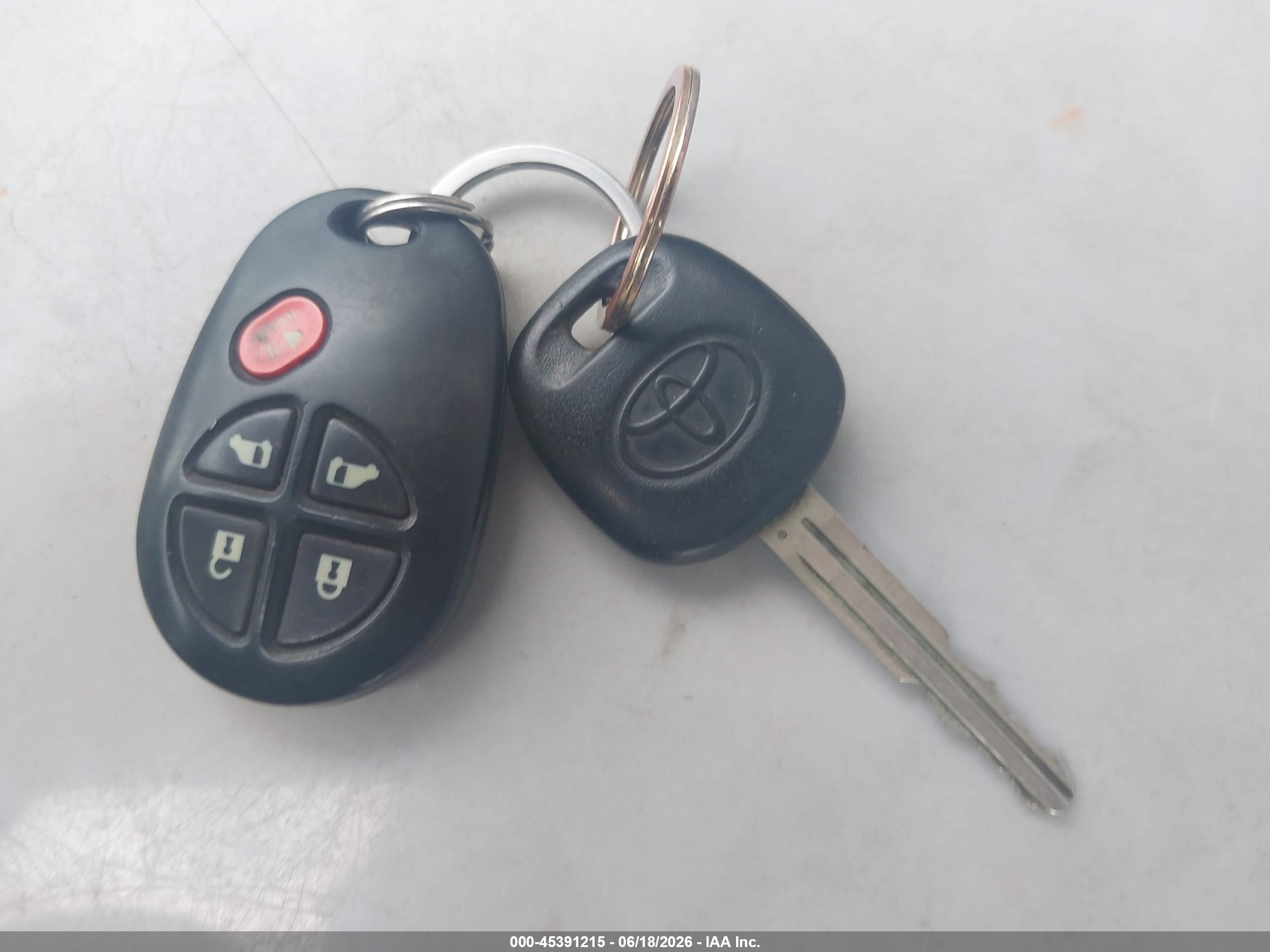 2008 Toyota Sienna Le Red vin: 5TDZK23C88S101542