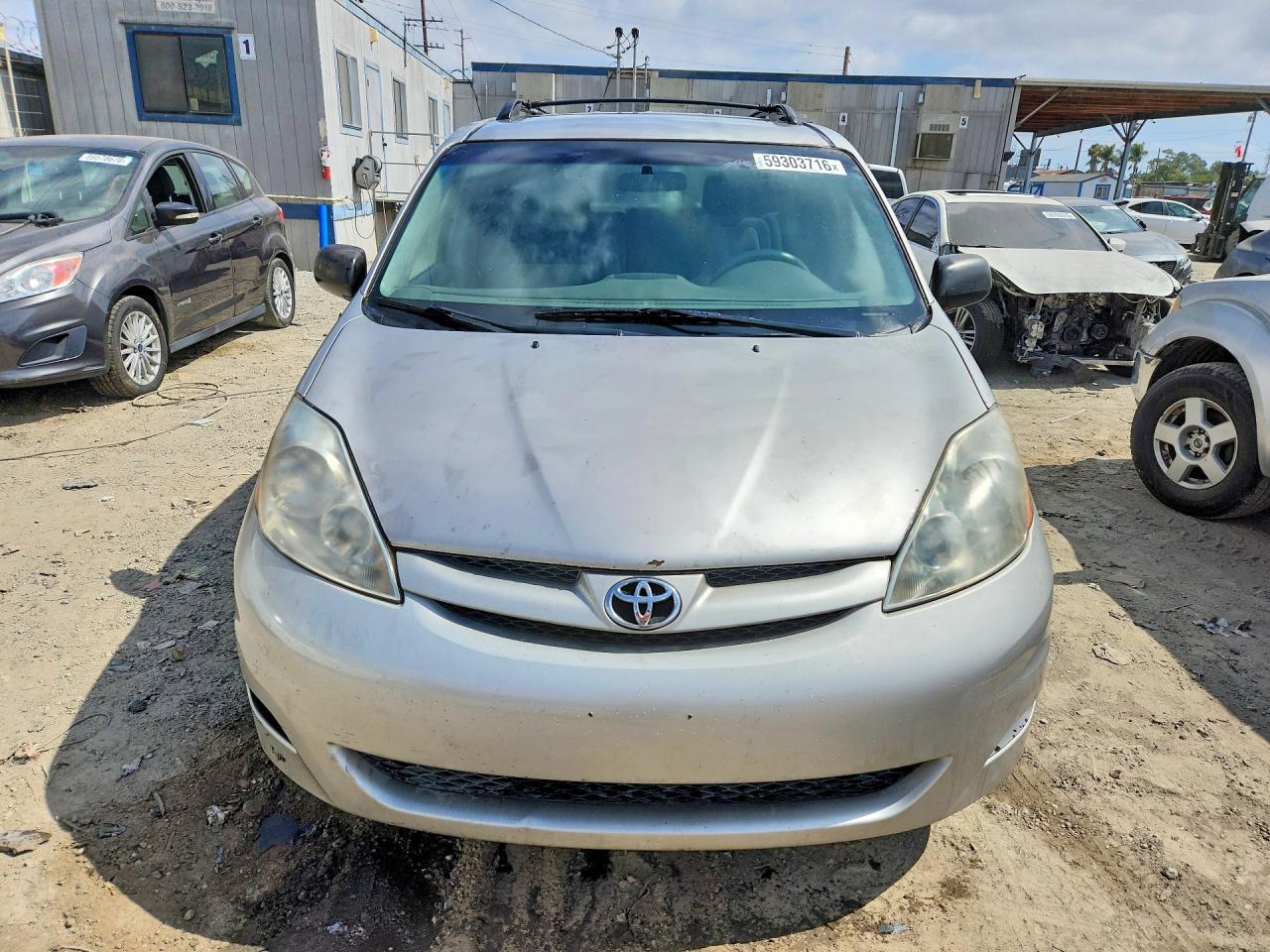 2008 Toyota Sienna Le 7-passenger Gray vin: 5TDZK23C88S200457