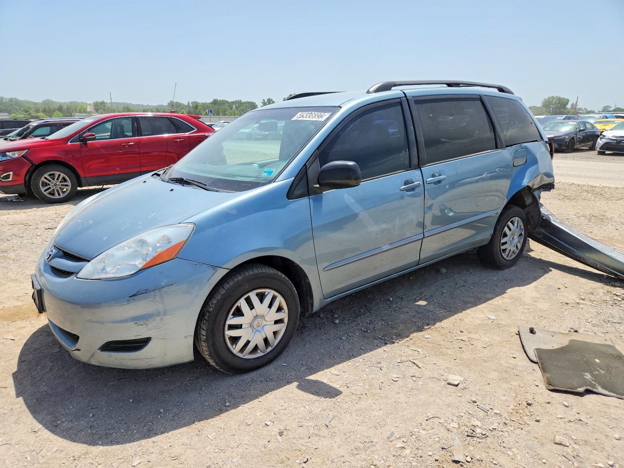 2008 Toyota Sienna Le 7-passenger Blue vin: 5TDZK23C88S213533