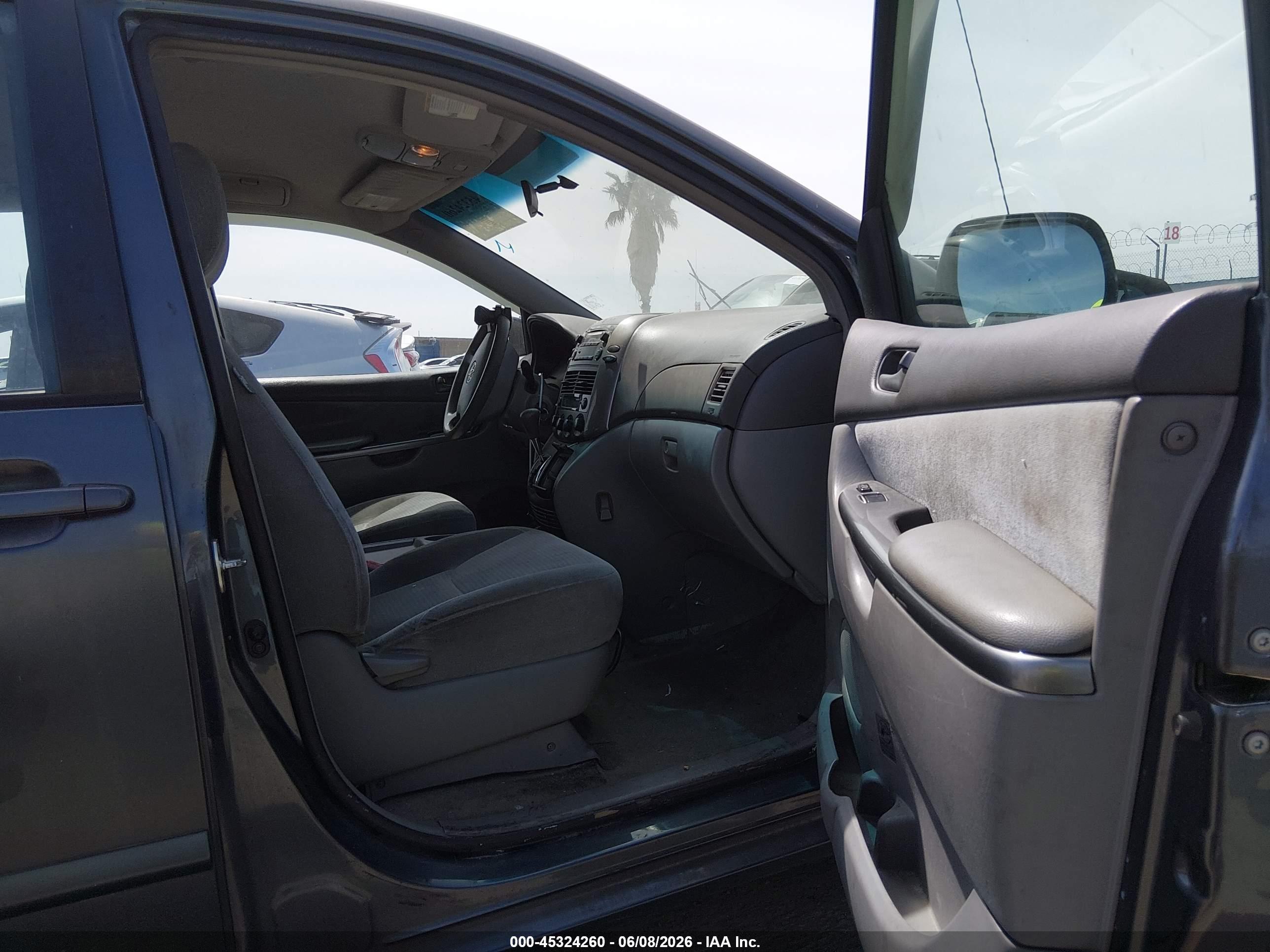 2009 Toyota Sienna Ce Gray vin: 5TDZK23C89S238157