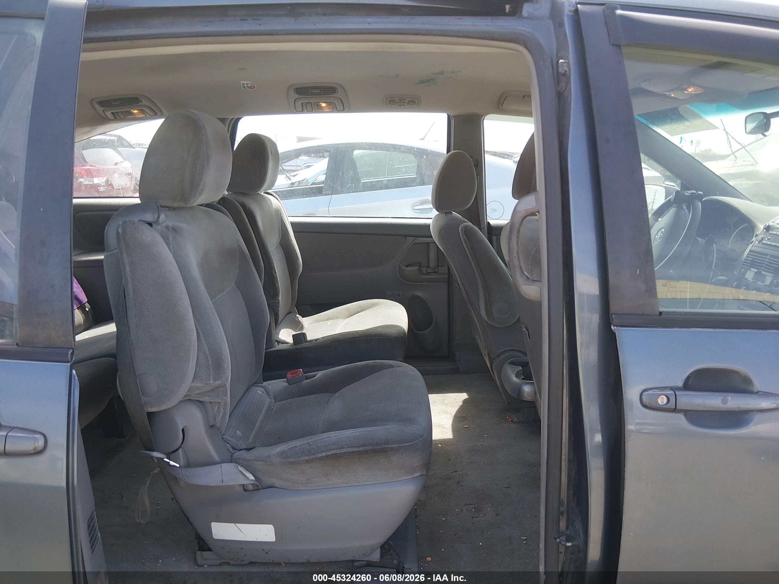 2009 Toyota Sienna Ce Gray vin: 5TDZK23C89S238157