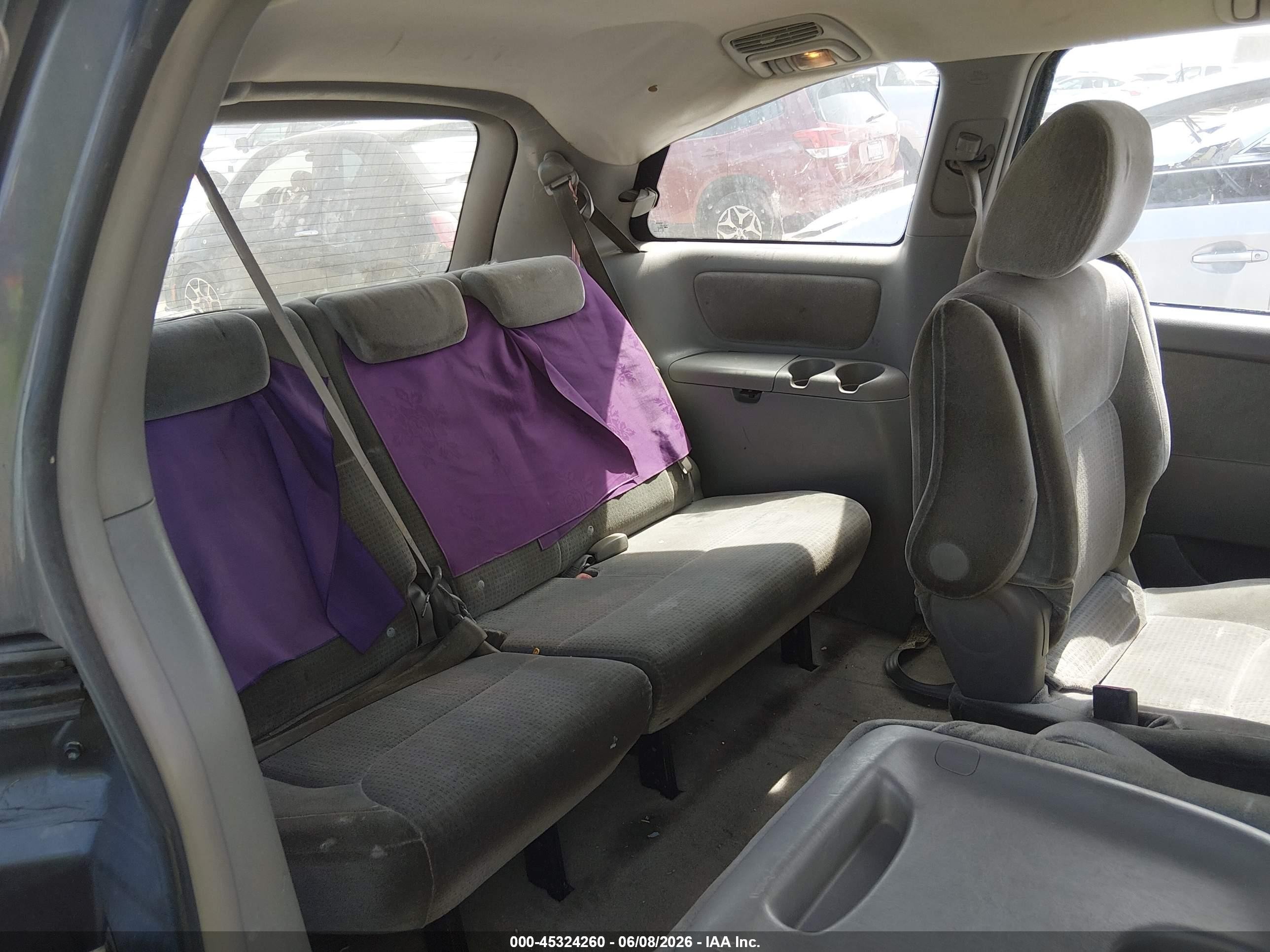 2009 Toyota Sienna Ce Gray vin: 5TDZK23C89S238157