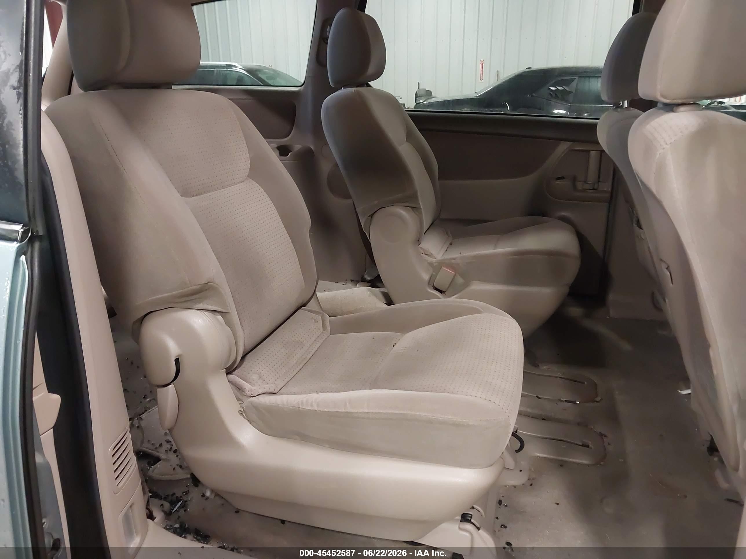 2009 Toyota Sienna Ce/le Blue vin: 5TDZK23C89S242502
