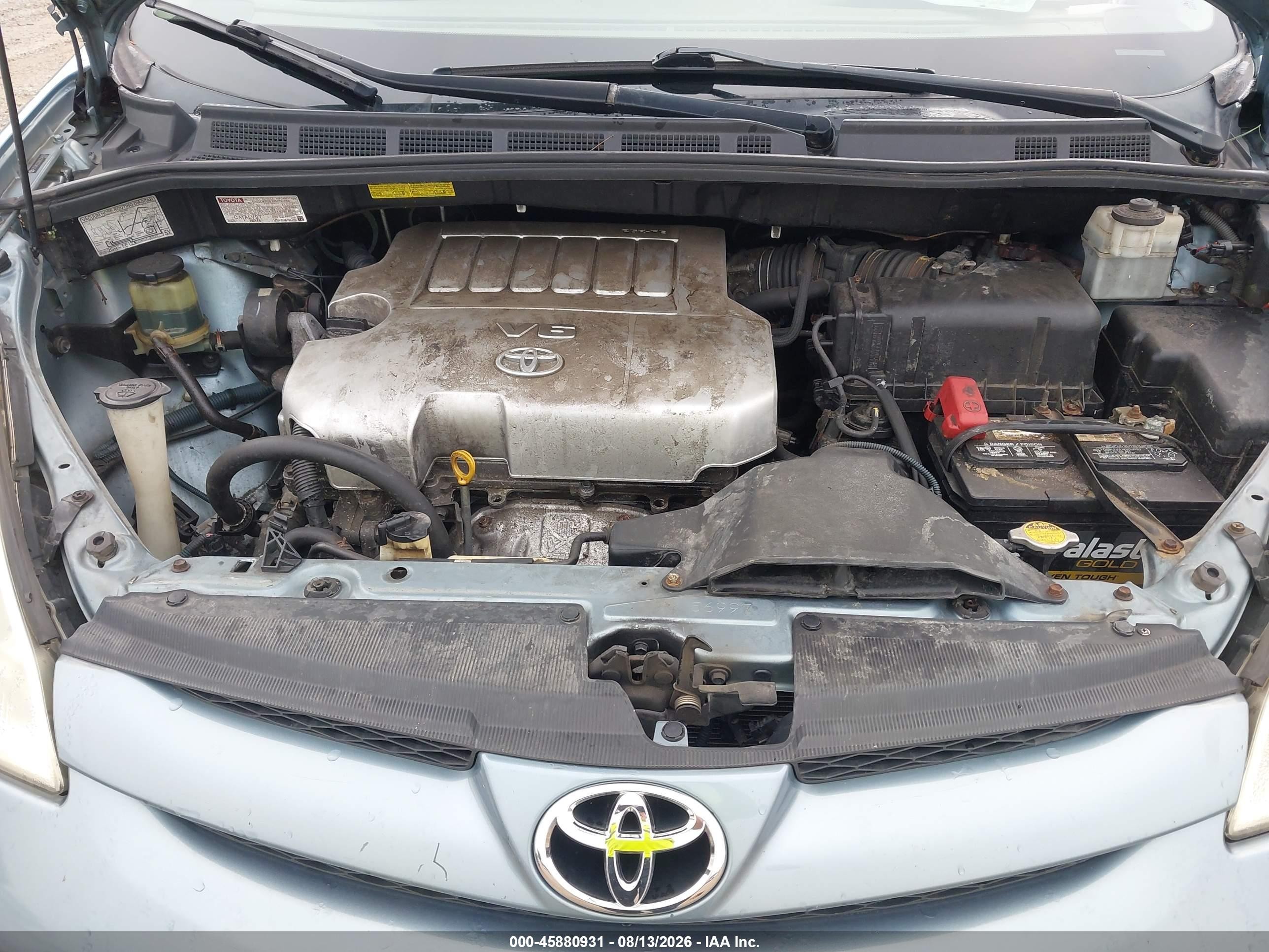 2009 Toyota Sienna Le Blue vin: 5TDZK23C89S254908