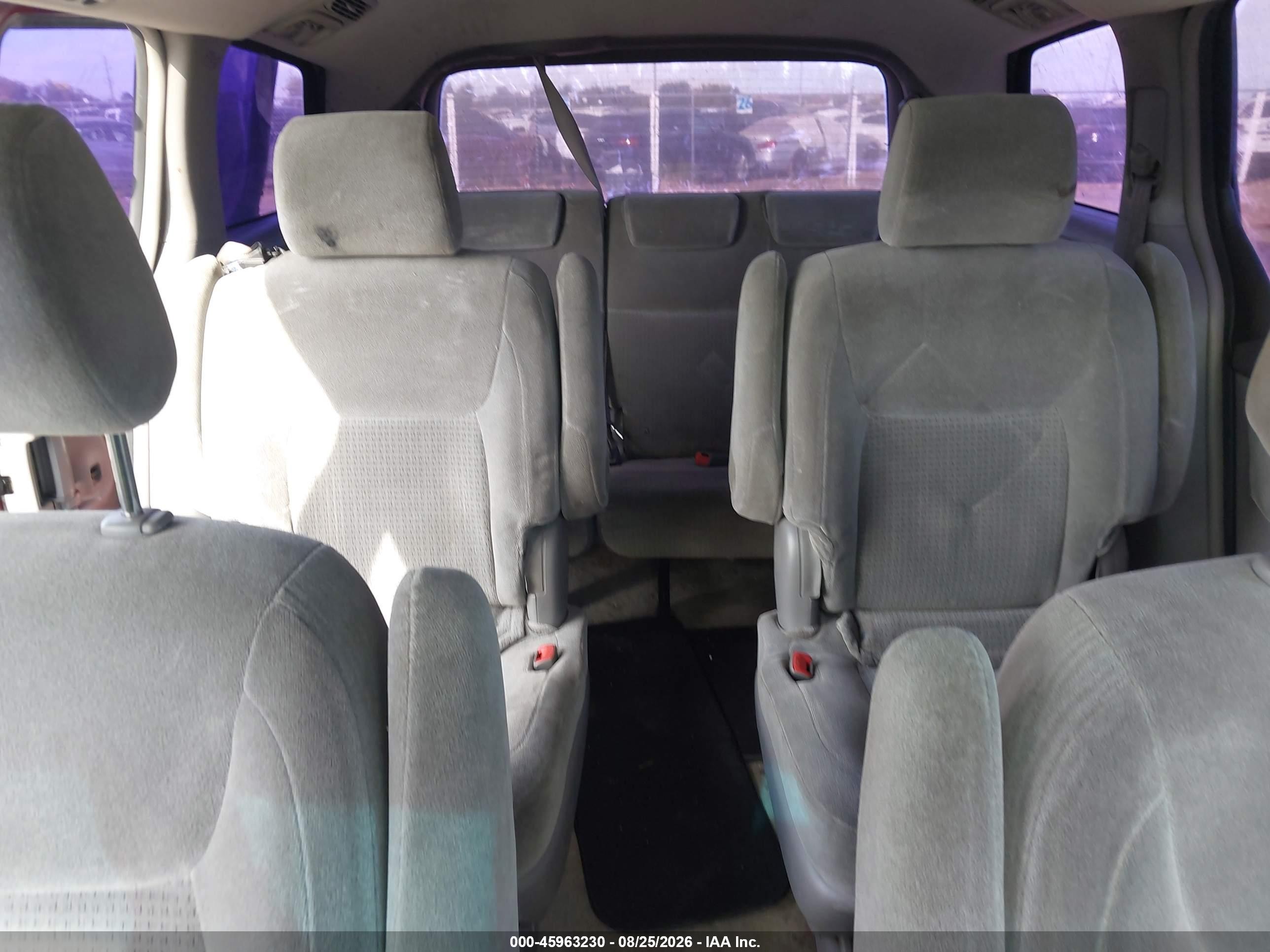2007 Toyota Sienna Ce Burgundy vin: 5TDZK23C97S010374