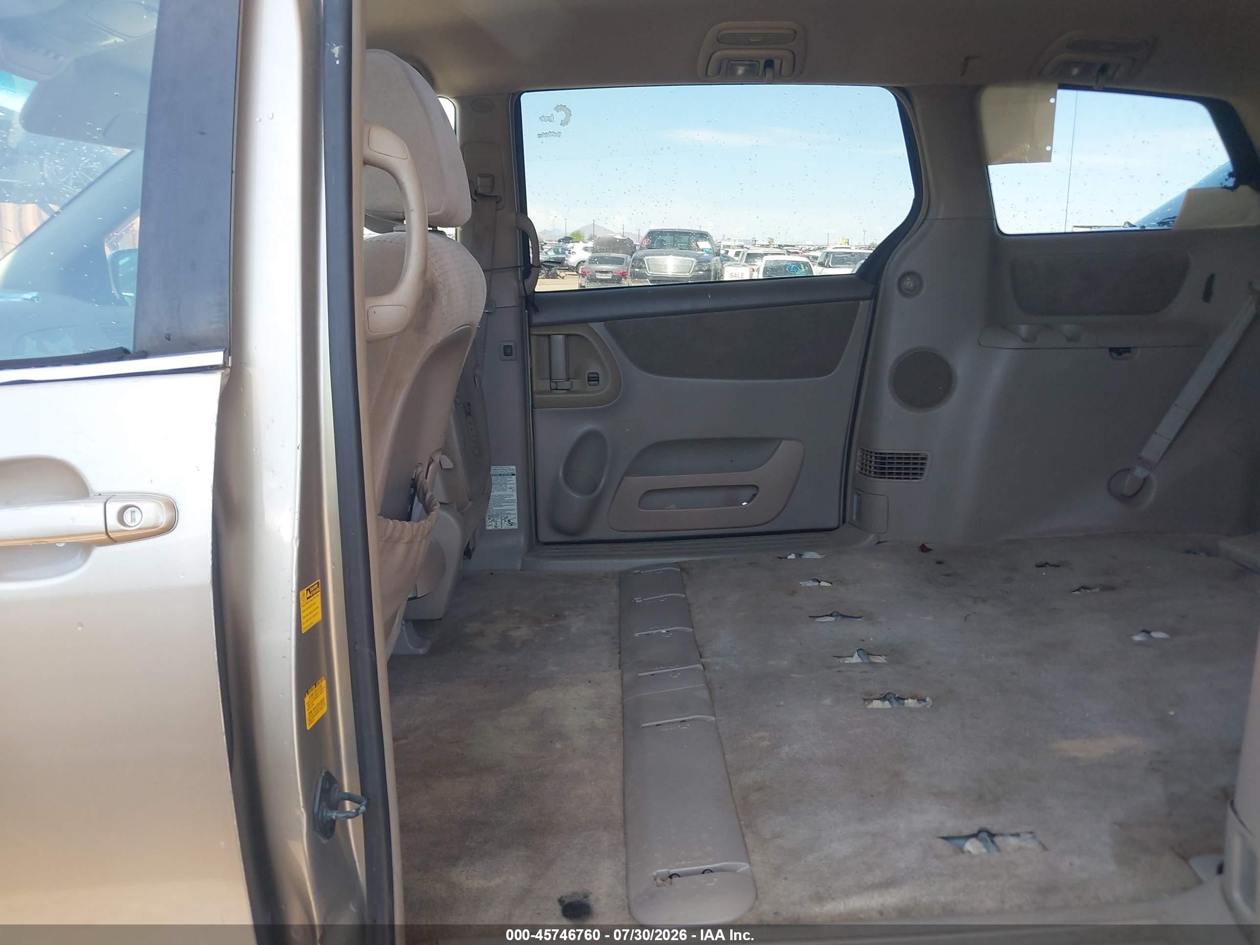 2007 Toyota Sienna Le Tan vin: 5TDZK23C97S012982