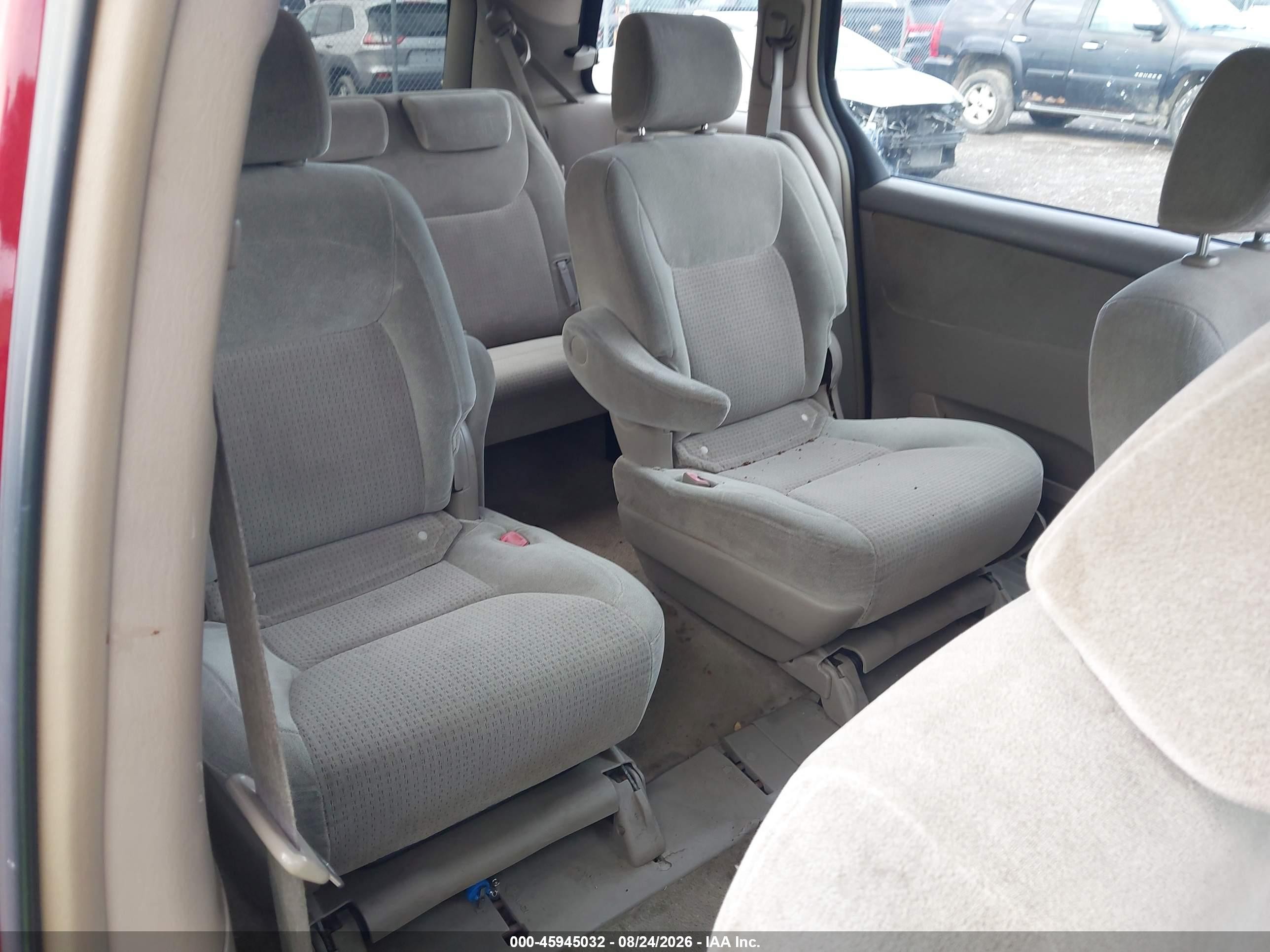 2007 Toyota Sienna Ce Red vin: 5TDZK23C97S029460