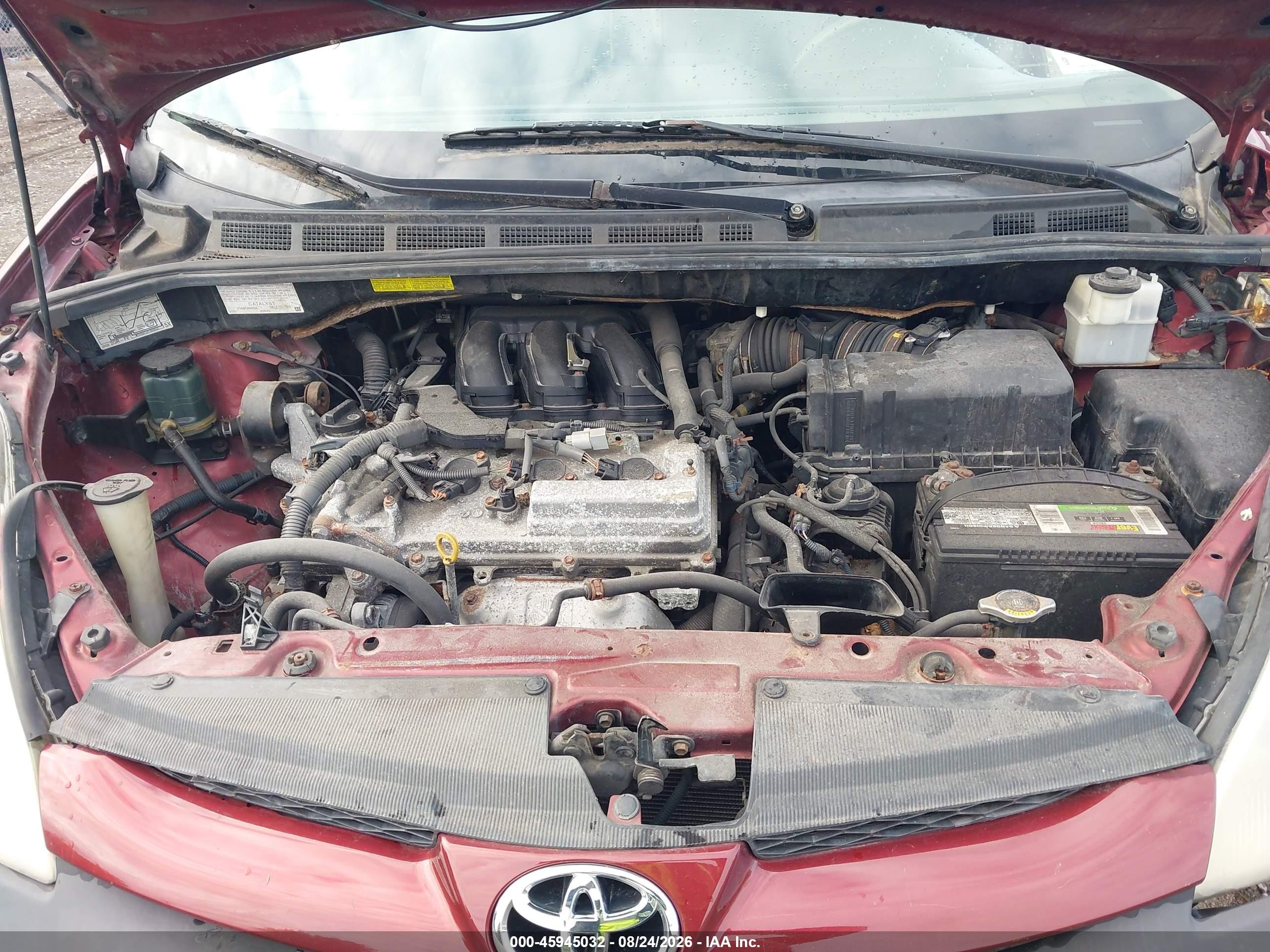 2007 Toyota Sienna Ce Red vin: 5TDZK23C97S029460