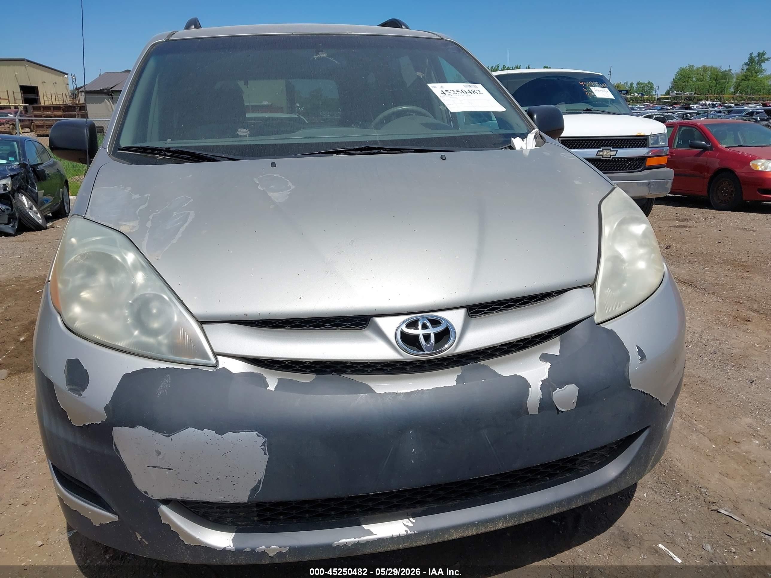 2007 Toyota Sienna Le Gold vin: 5TDZK23C97S052849
