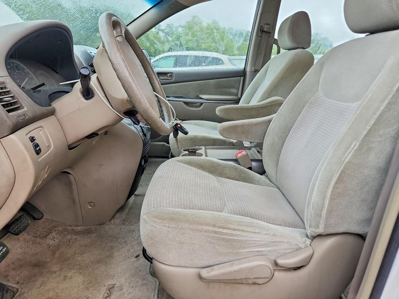 2007 Toyota Sienna Ce 7-passenger White vin: 5TDZK23C97S064743