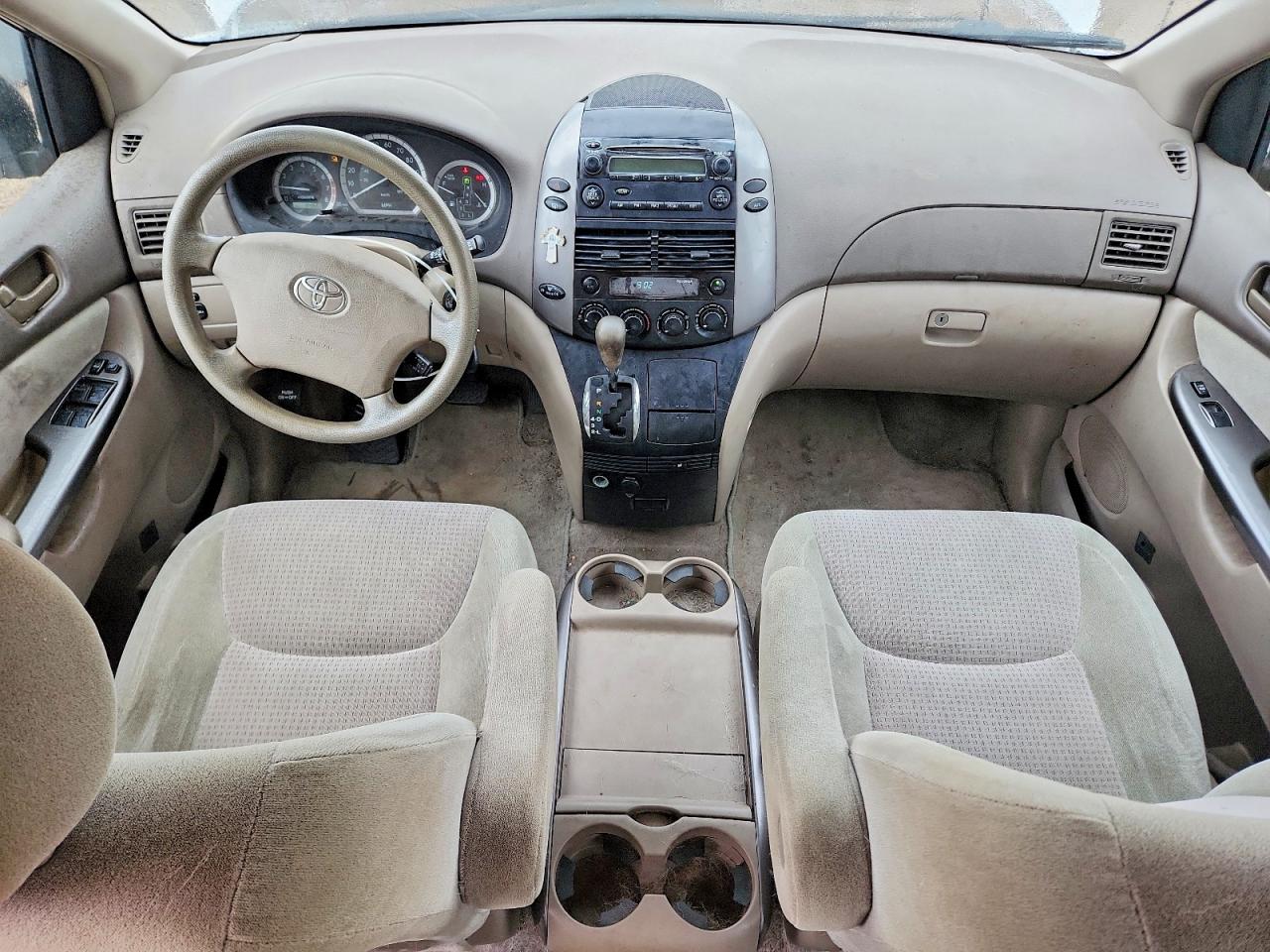 2007 Toyota Sienna Ce 7-passenger White vin: 5TDZK23C97S064743