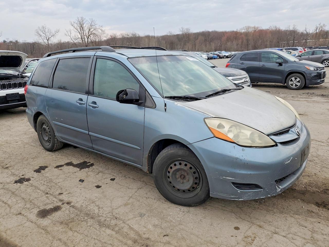2007 Toyota Sienna Blue vin: 5TDZK23C97S085348