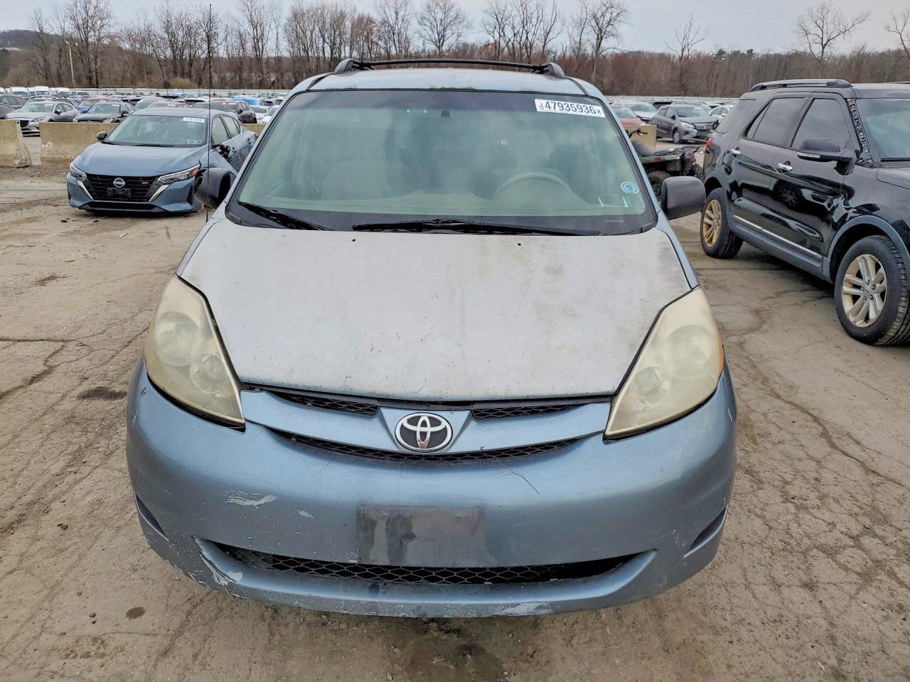 2007 Toyota Sienna Blue vin: 5TDZK23C97S085348
