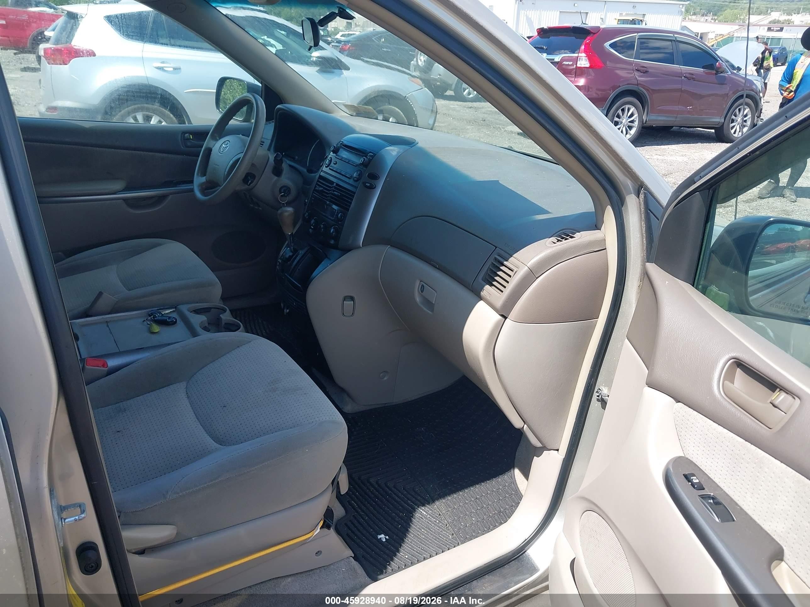 2007 Toyota Sienna Le Gold vin: 5TDZK23C97S085432