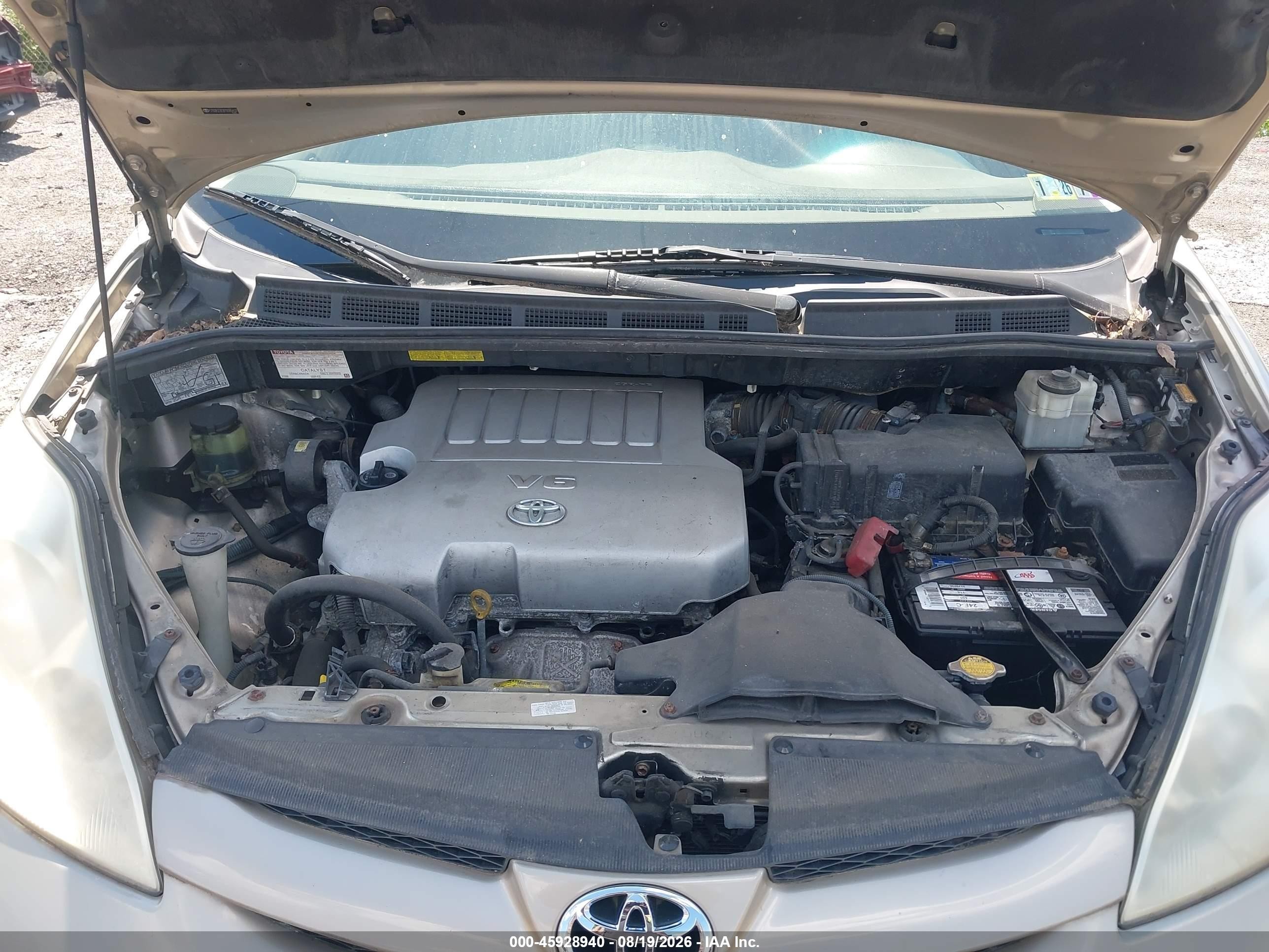 2007 Toyota Sienna Le Gold vin: 5TDZK23C97S085432