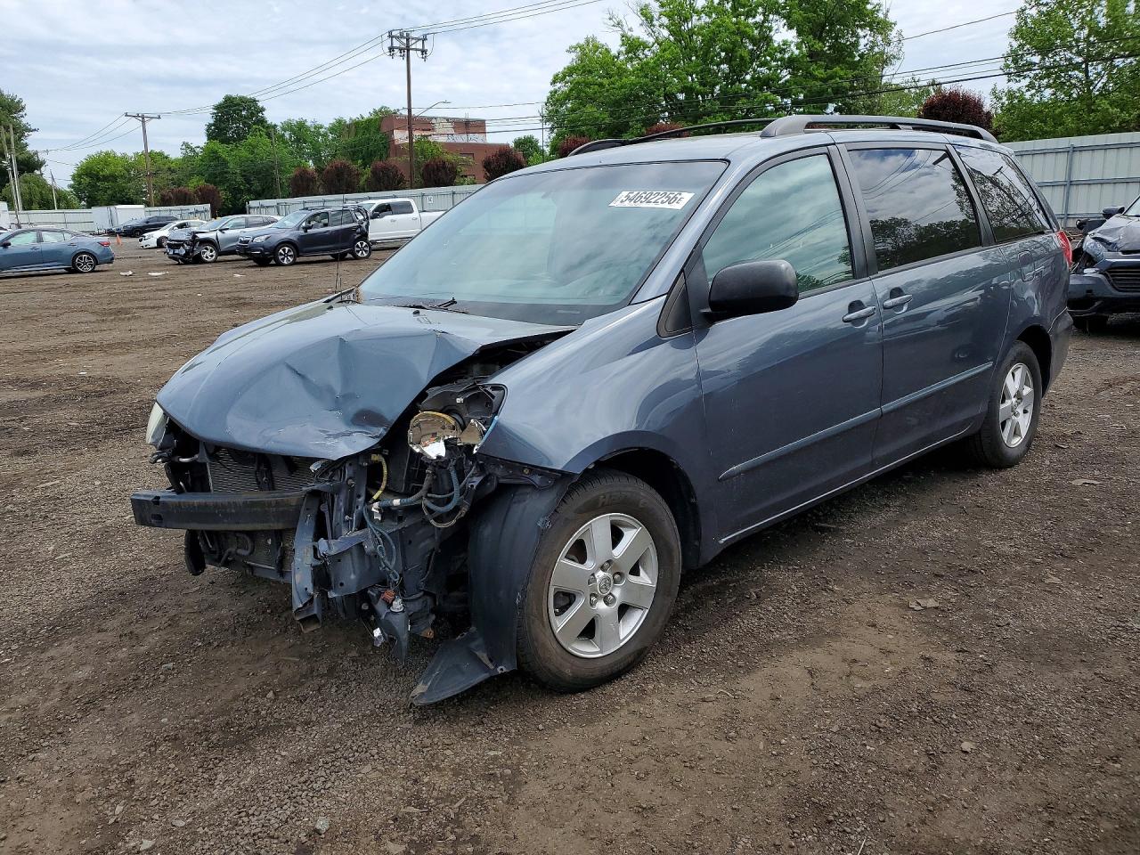 2007 Toyota Sienna Le 7-passenger Blue vin: 5TDZK23C97S087259