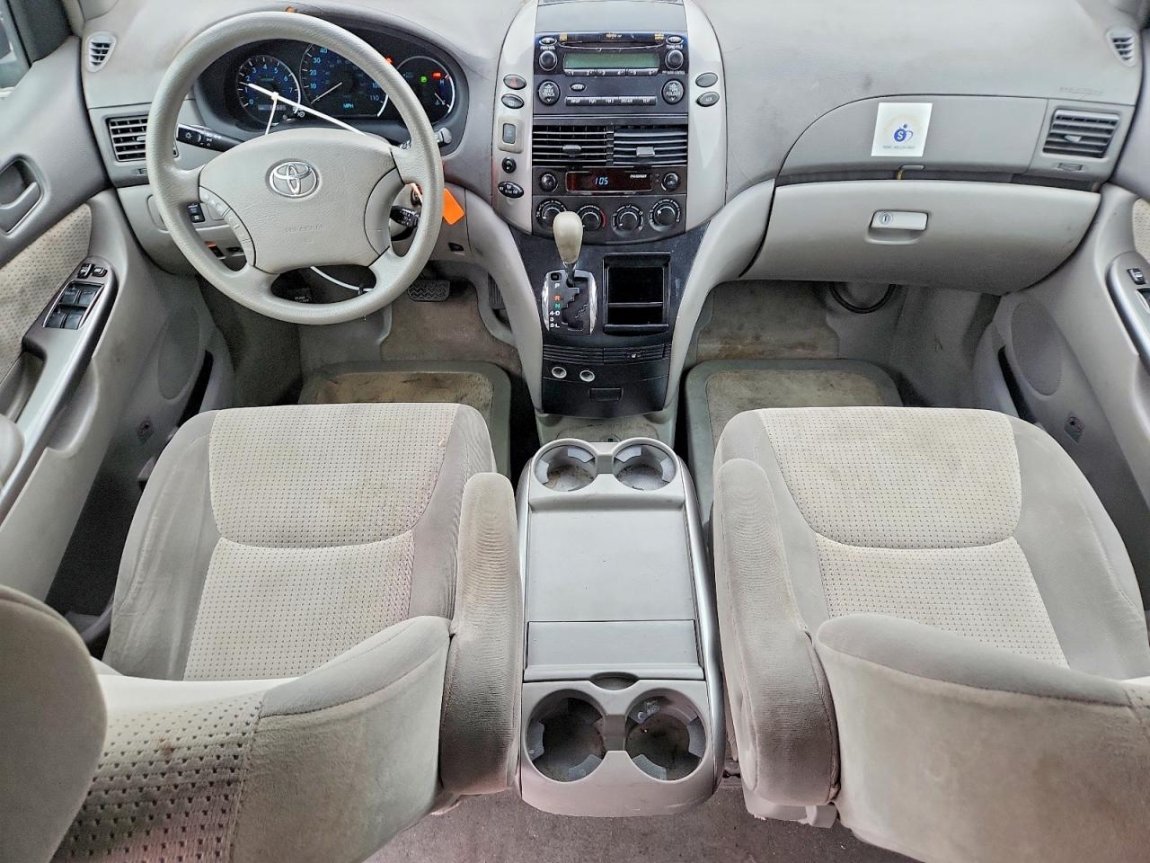 2008 Toyota Sienna Le 8-passenger Gray vin: 5TDZK23C98S099655