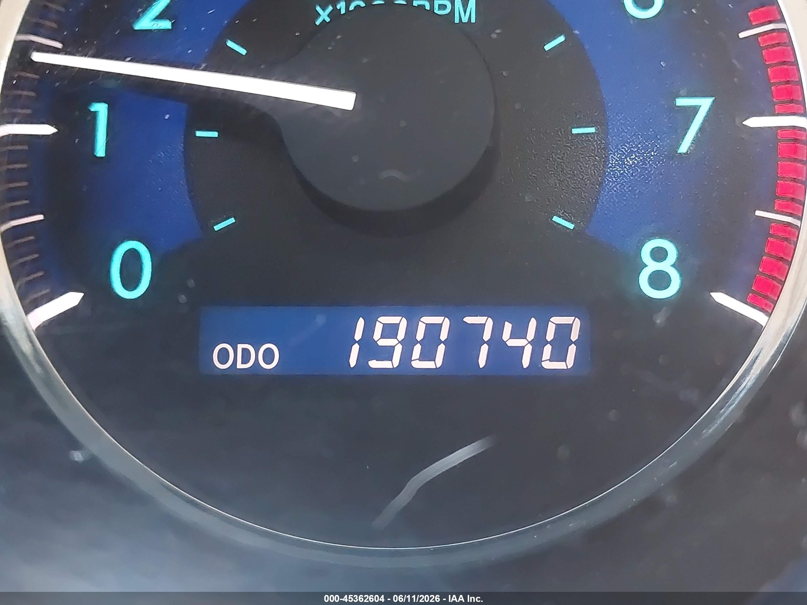 2008 Toyota Sienna Le Gold vin: 5TDZK23C98S109892