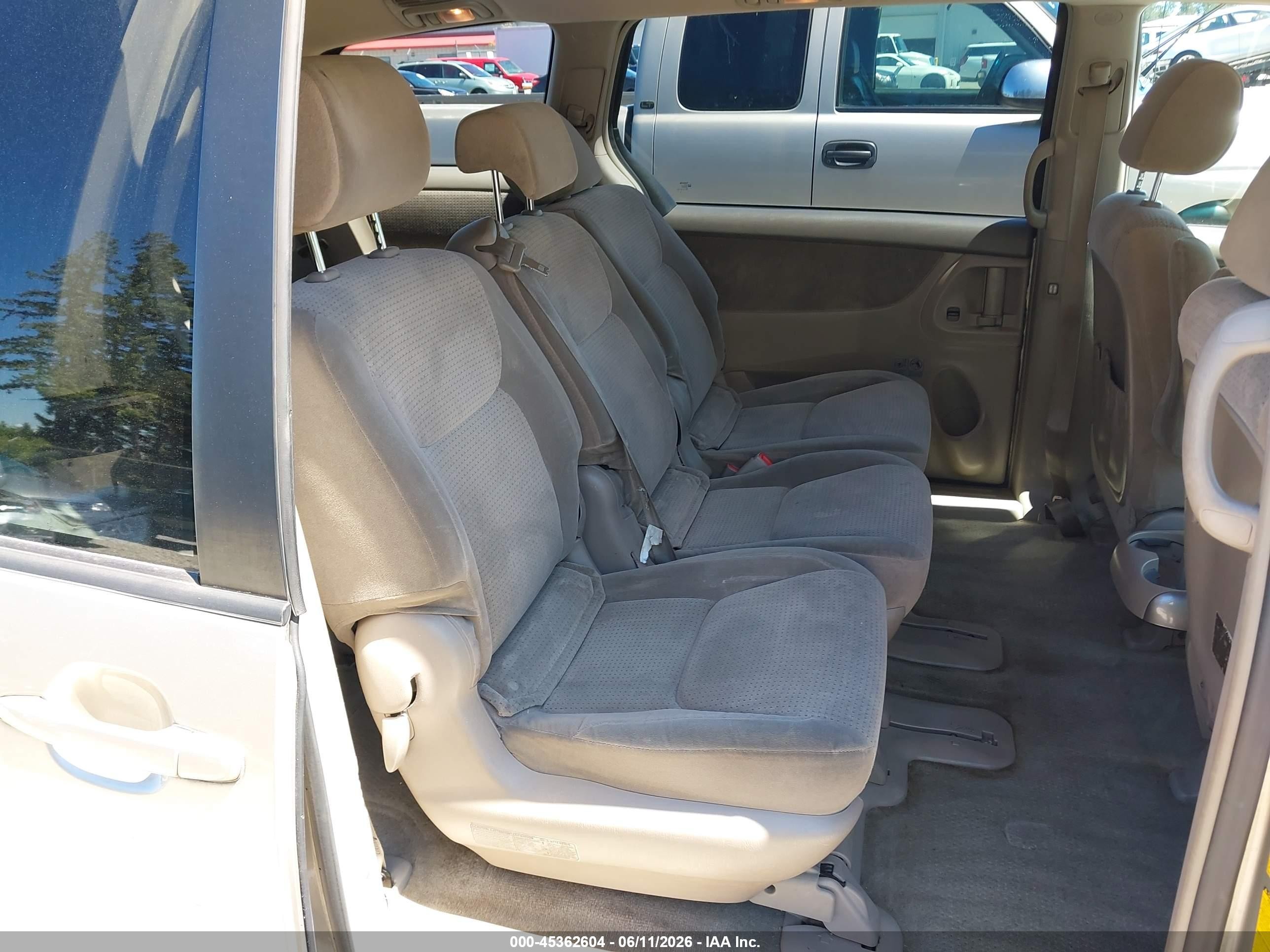 2008 Toyota Sienna Le Gold vin: 5TDZK23C98S109892