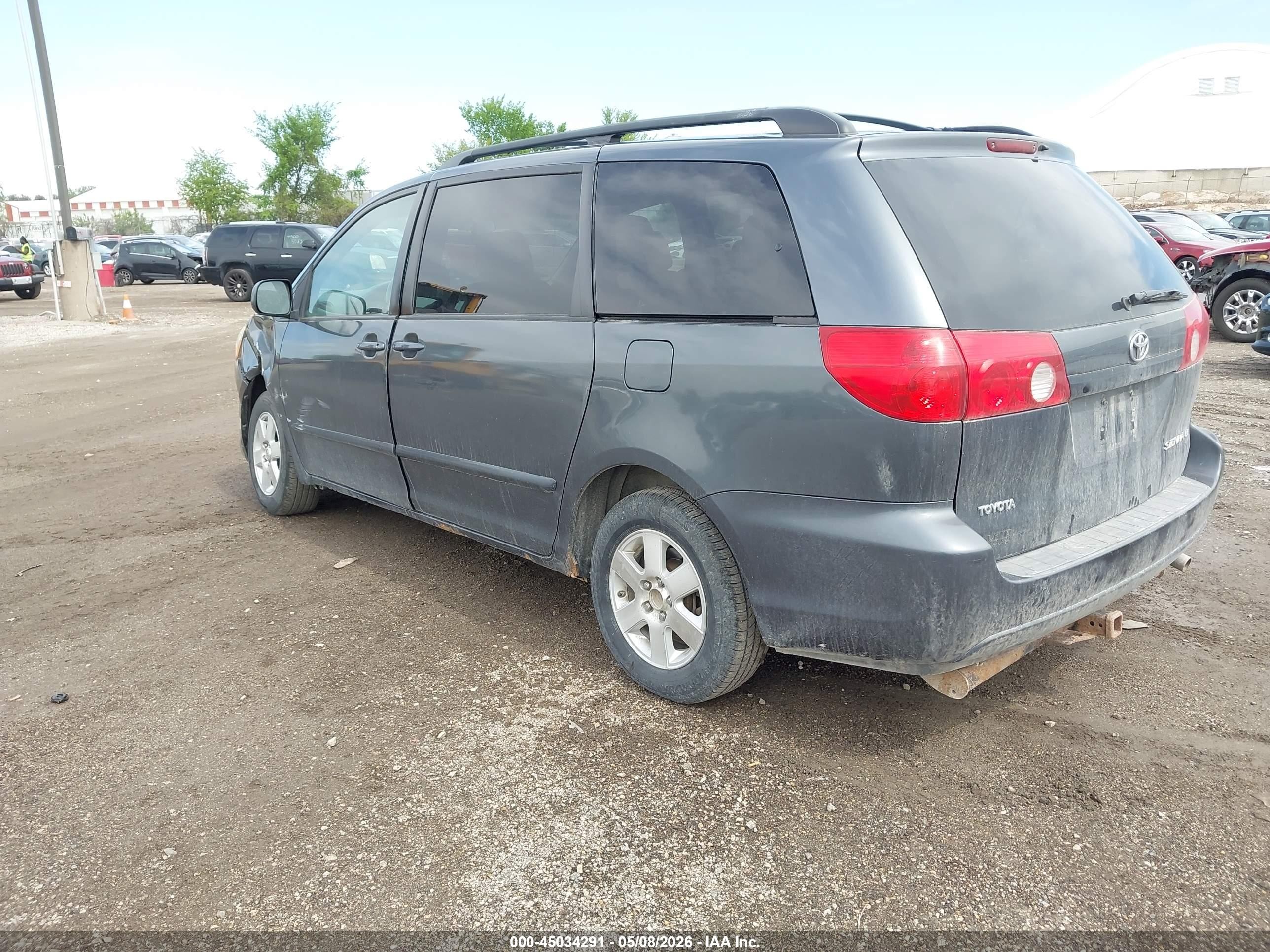 2008 Toyota Sienna Ce/le Синий vin: 5TDZK23C98S121086
