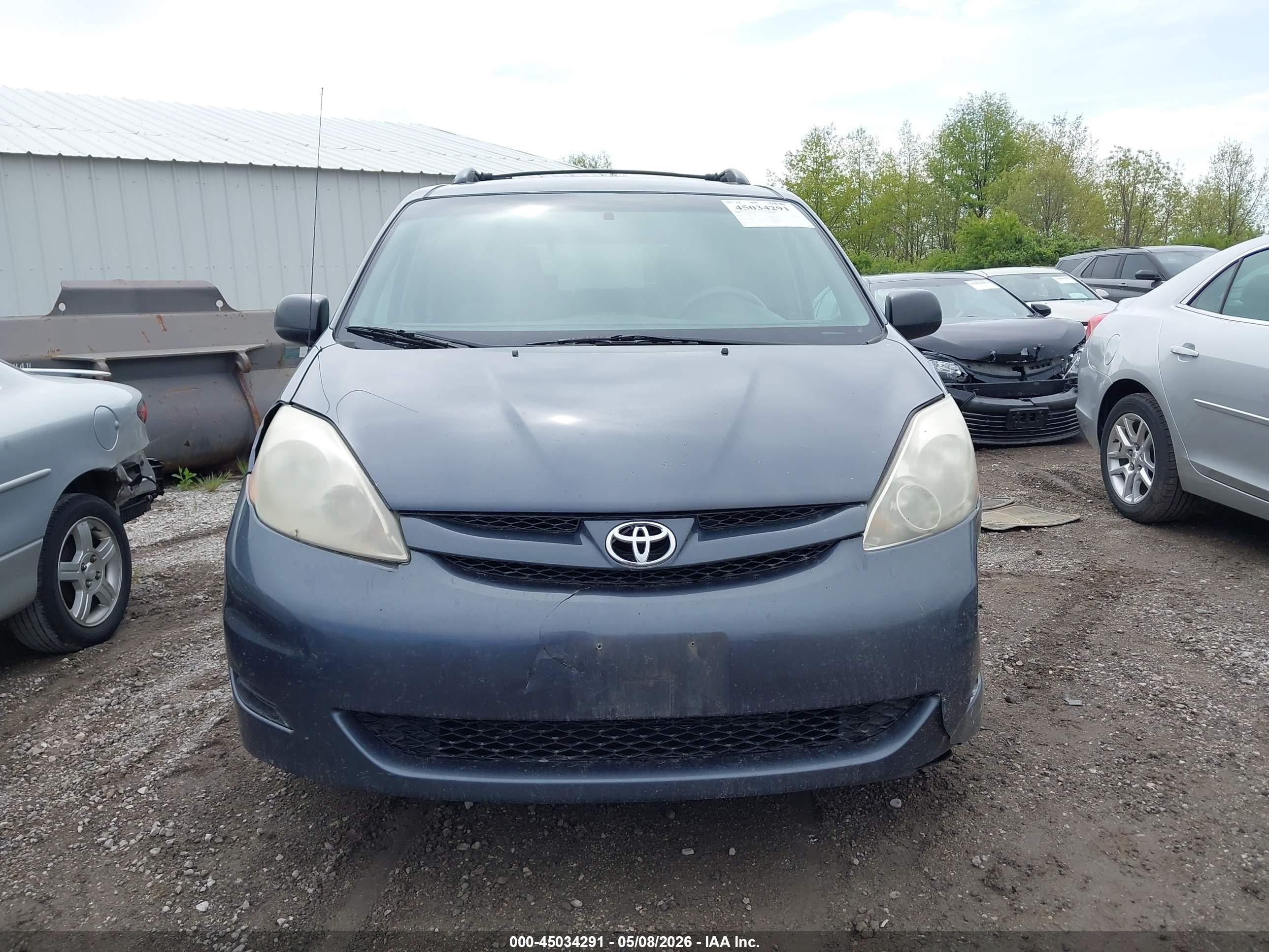 2008 Toyota Sienna Ce/le Синий vin: 5TDZK23C98S121086