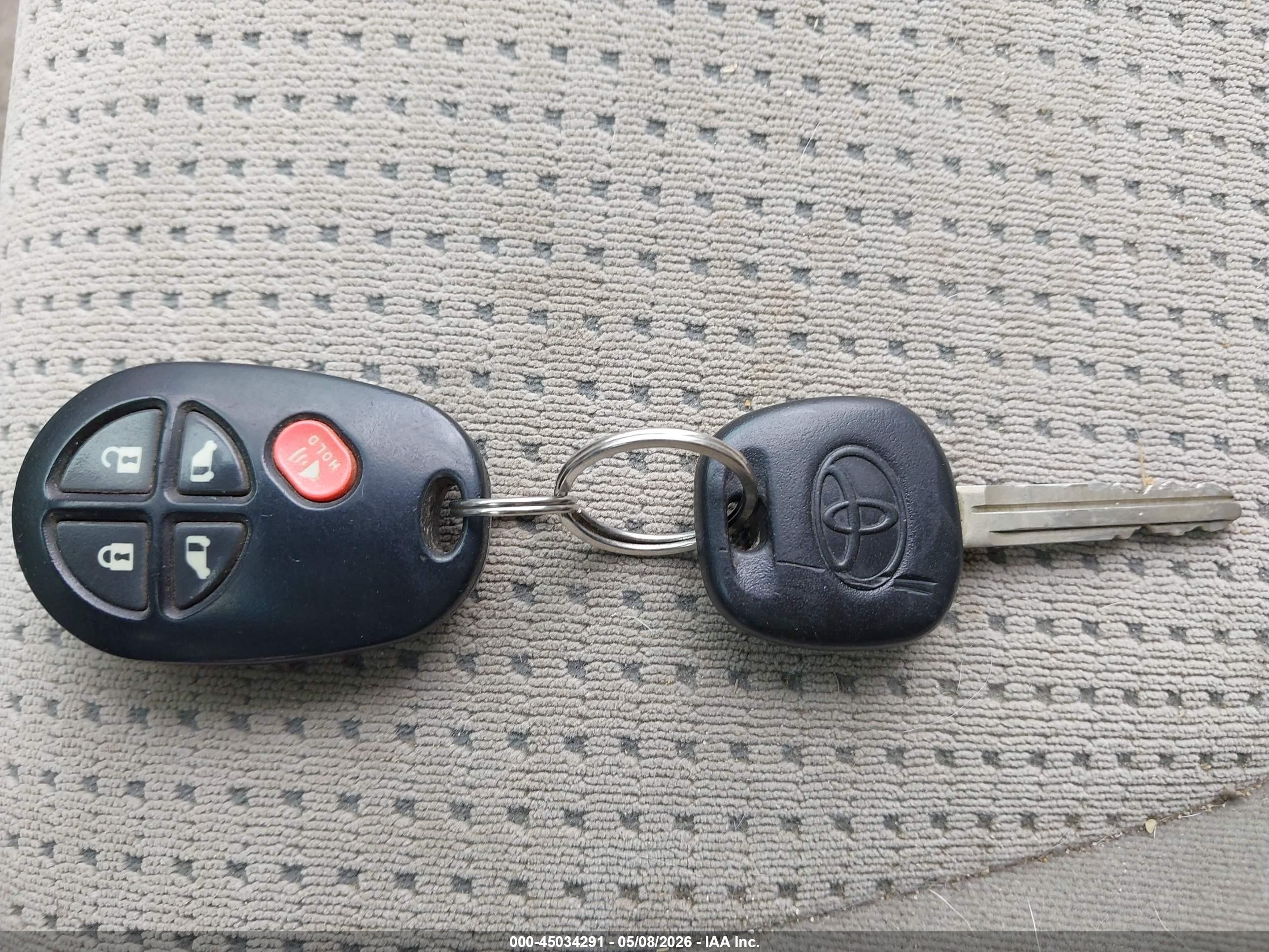 2008 Toyota Sienna Ce/le Синий vin: 5TDZK23C98S121086