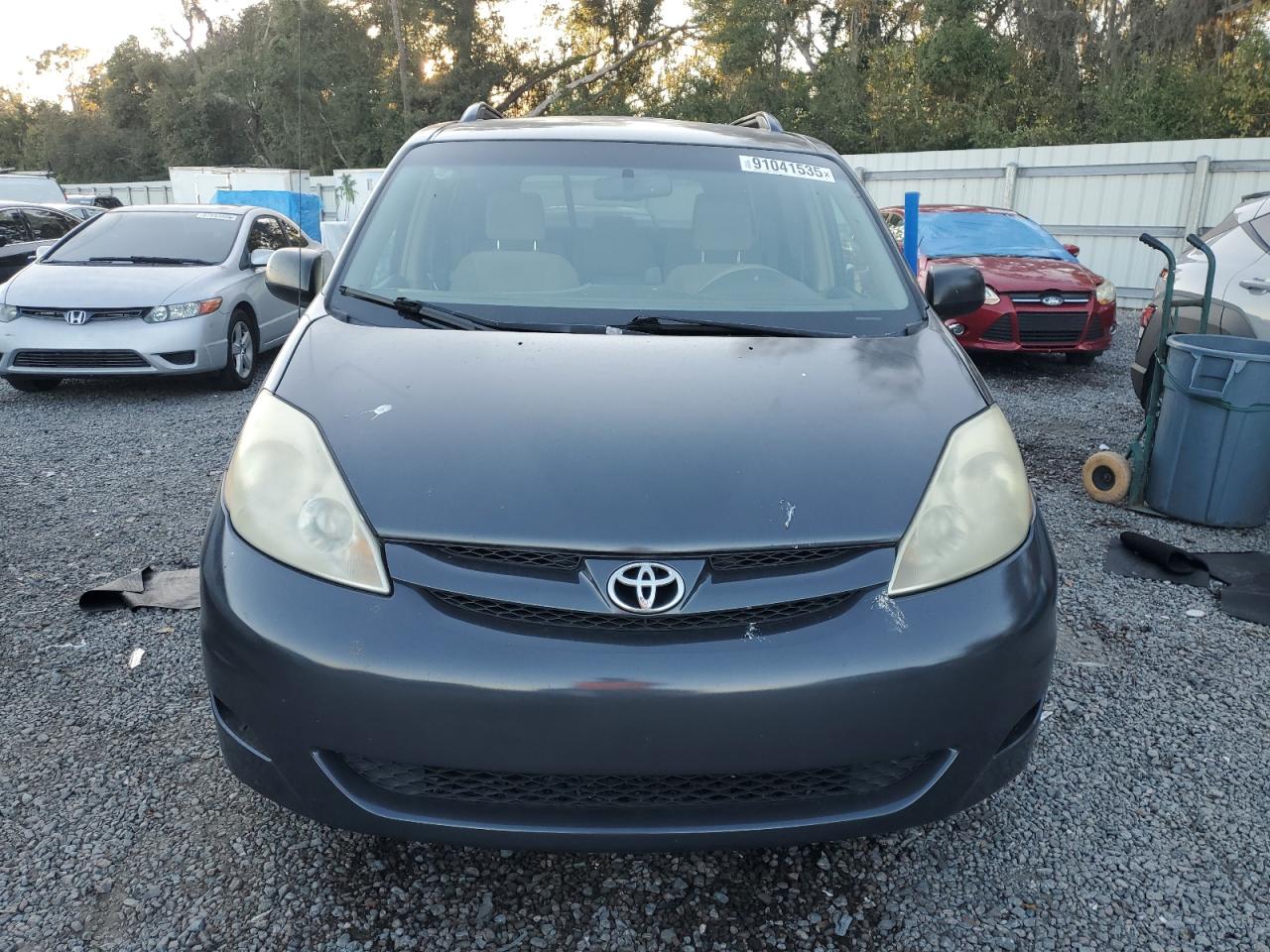 2008 Toyota Sienna Ce Gray vin: 5TDZK23C98S169851
