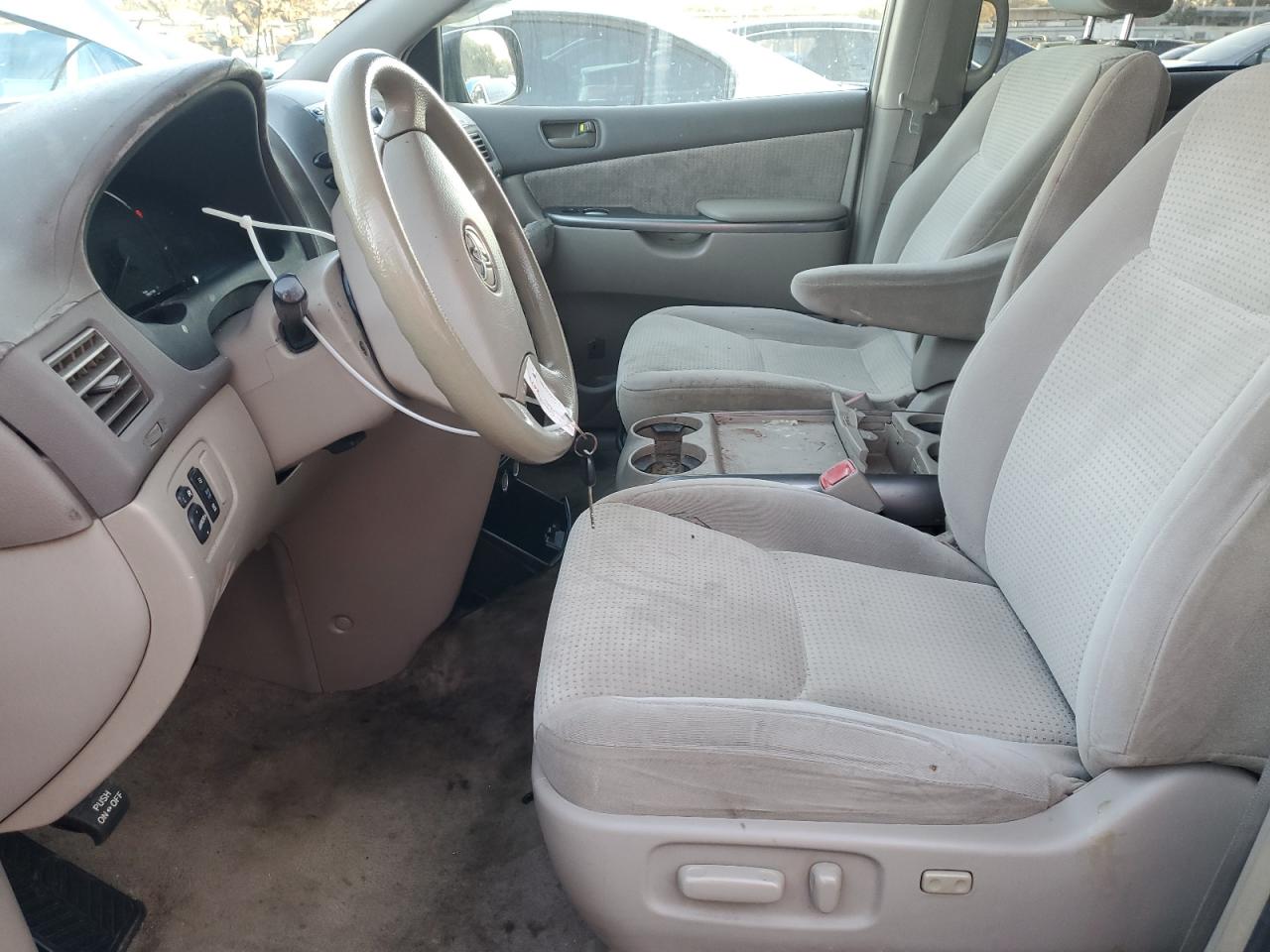 2008 Toyota Sienna Ce Gray vin: 5TDZK23C98S169851