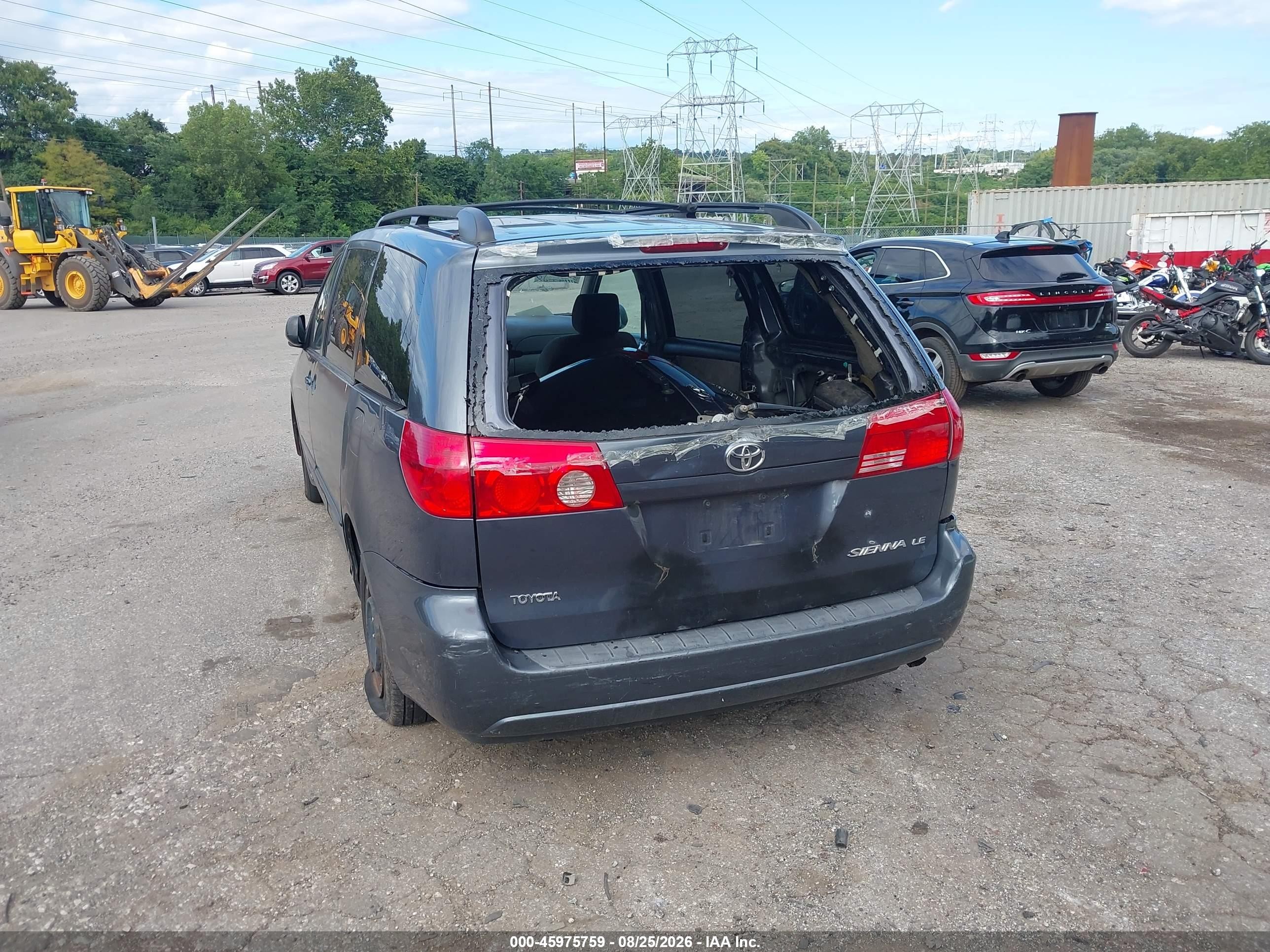 2008 Toyota Sienna Le Navy vin: 5TDZK23C98S173009