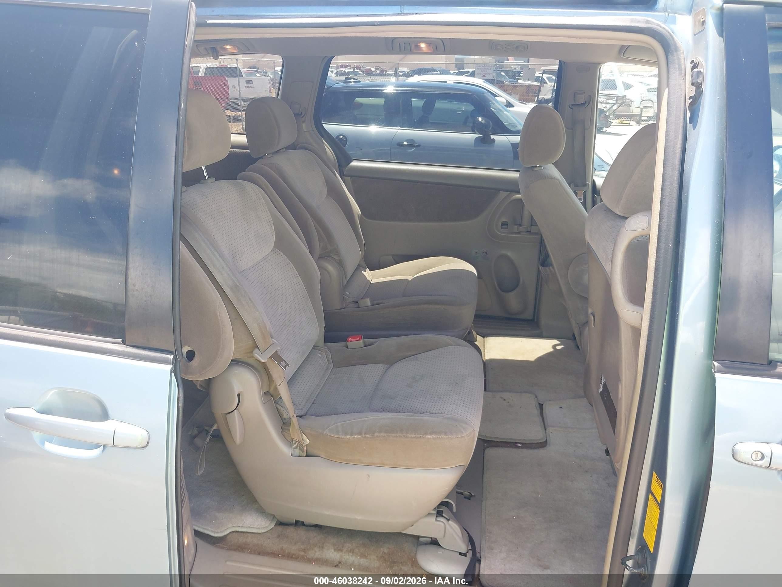 2008 Toyota Sienna Le Синий vin: 5TDZK23C98S176718
